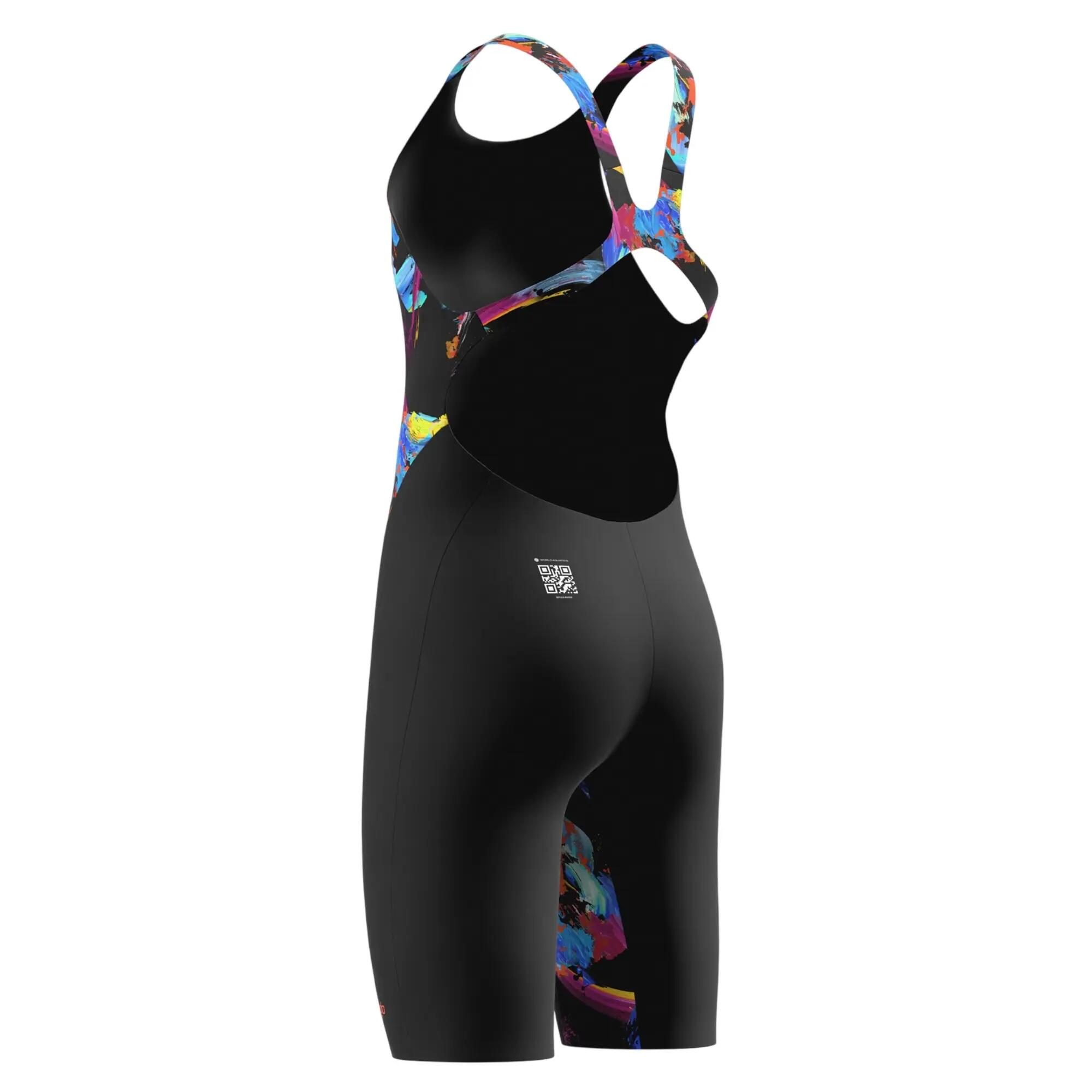 "Endurance+ Max" Body mit Bein für , Rückenausschnitt Mädchen Schwarz 3/6