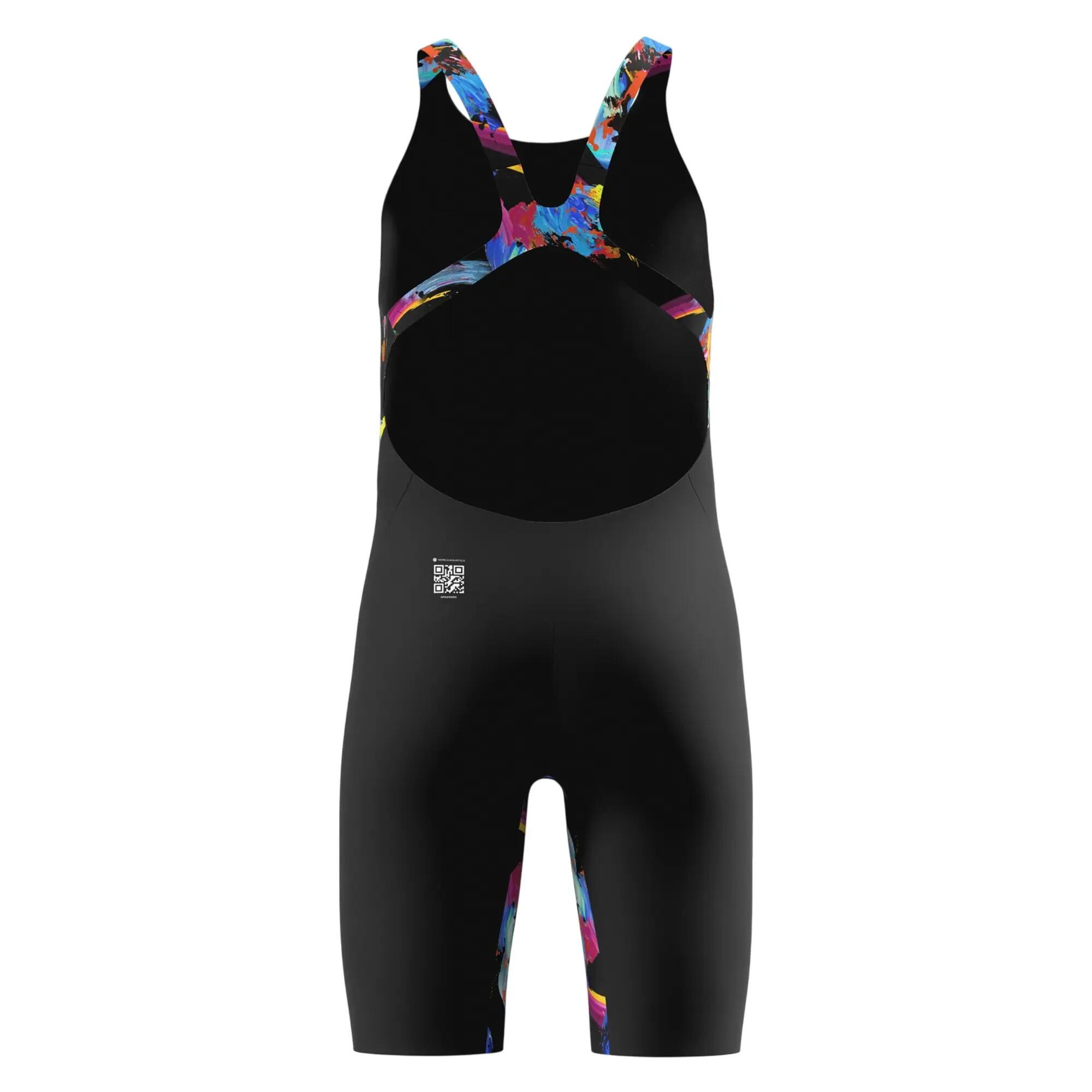 "Endurance+ Max" Body mit Bein für , Rückenausschnitt Mädchen Schwarz 2/6