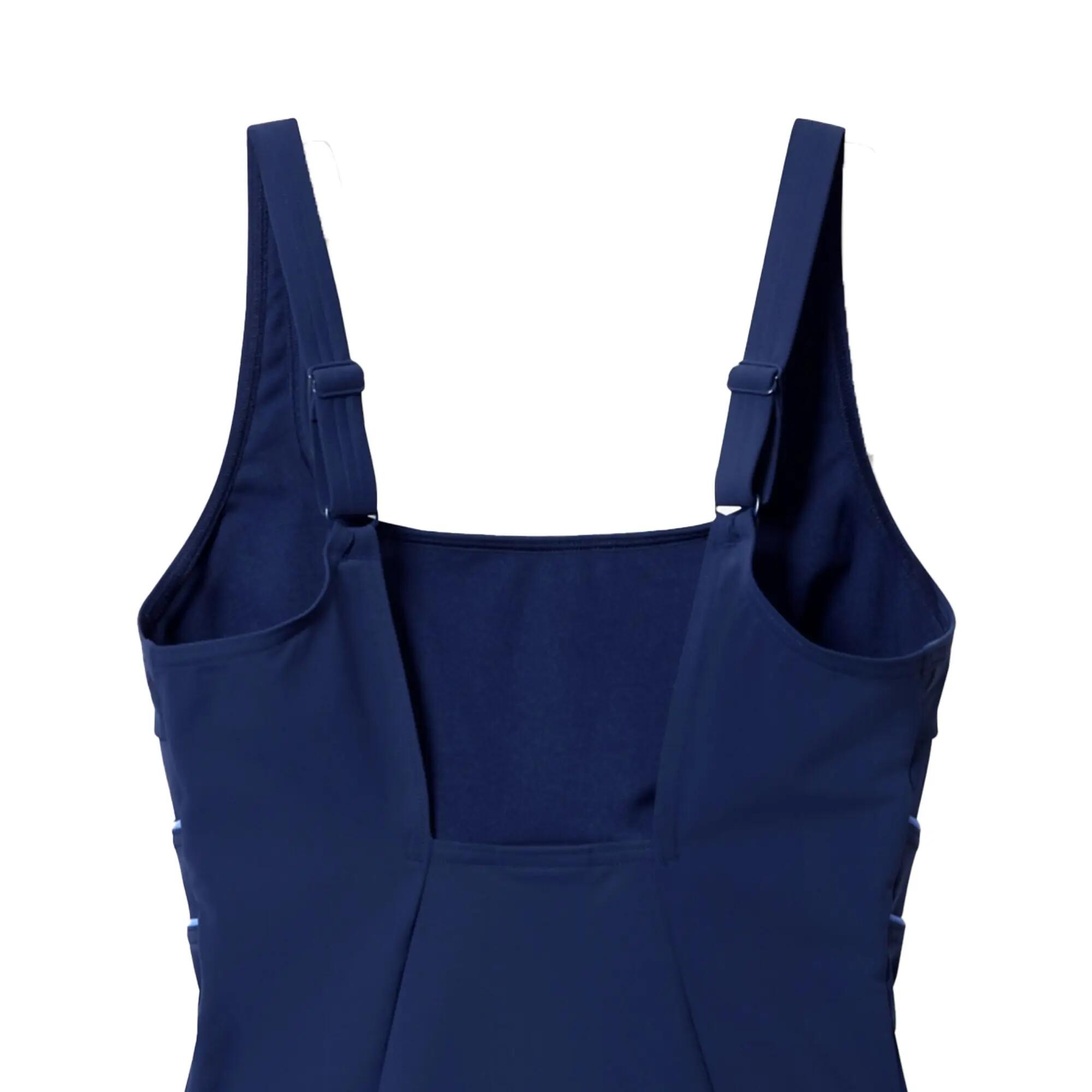Maillot De Bain 1 Pièce À Bretelles Ajustables SOLID CONTOUR ECLIPSE Femme (Bleu 4/5