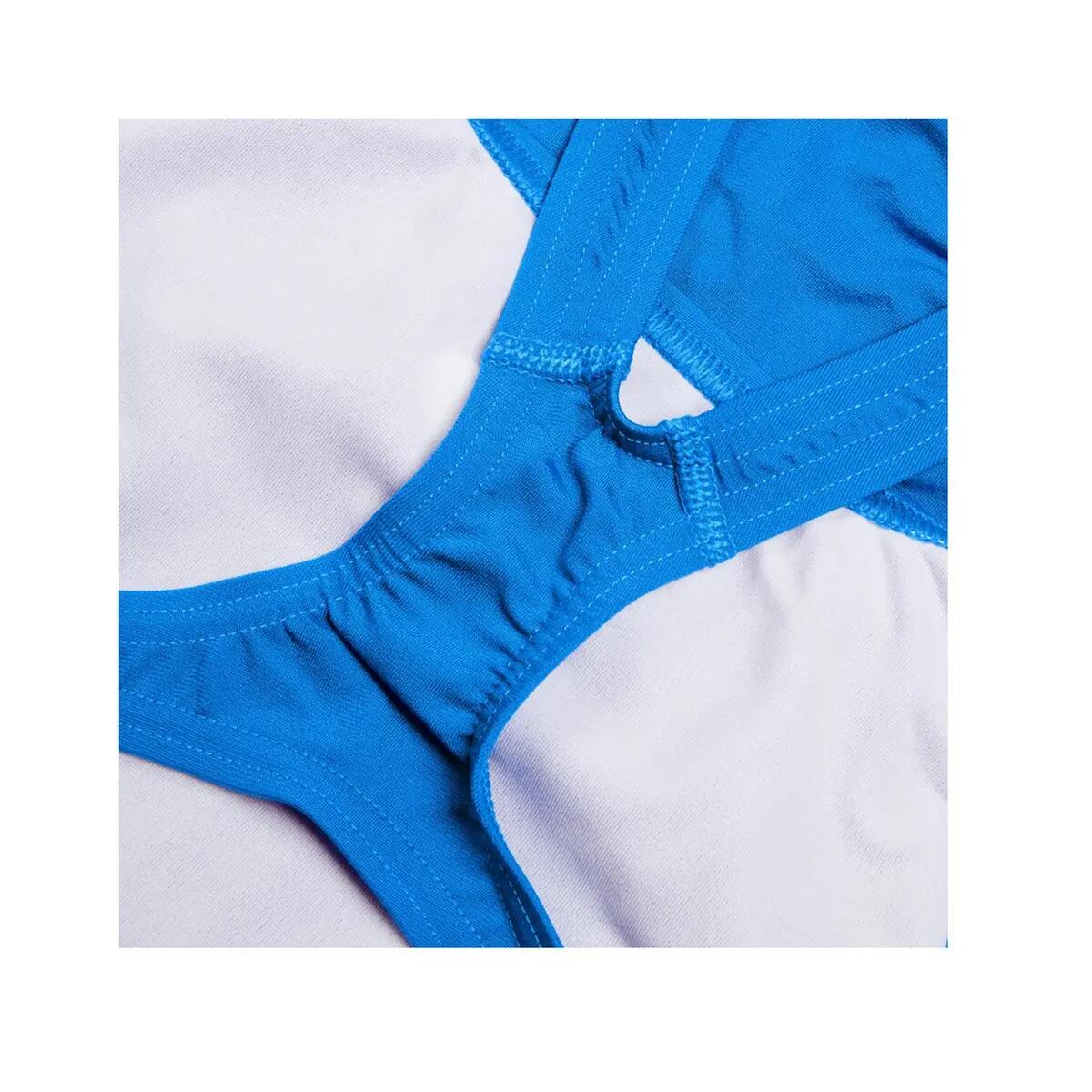 Maillot De Bain 1 Pièce Uni MEDALIST Femme (Bleu) 4/5
