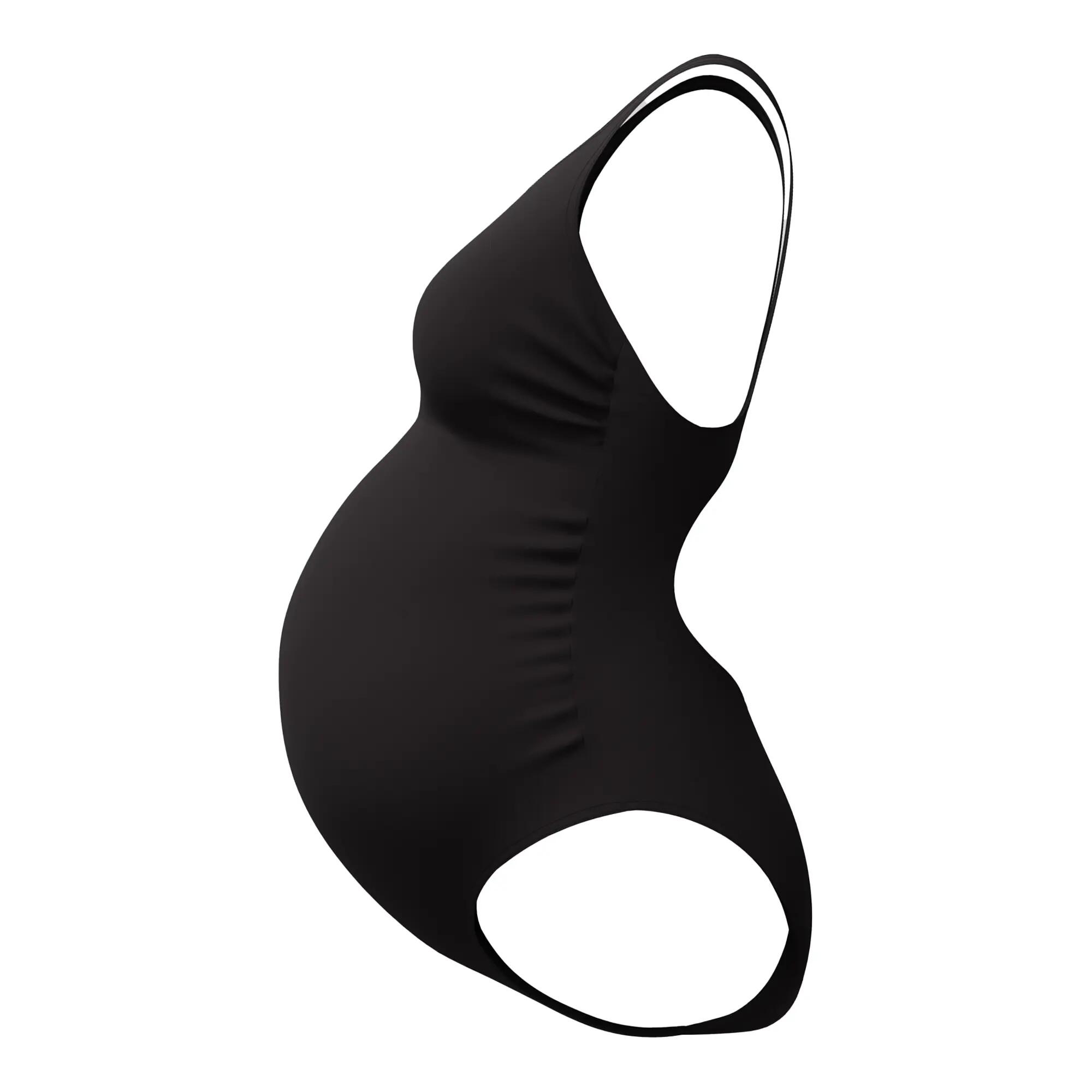 Badeanzug für , Fitness, Umstandskleidung Damen Schwarz 4/7