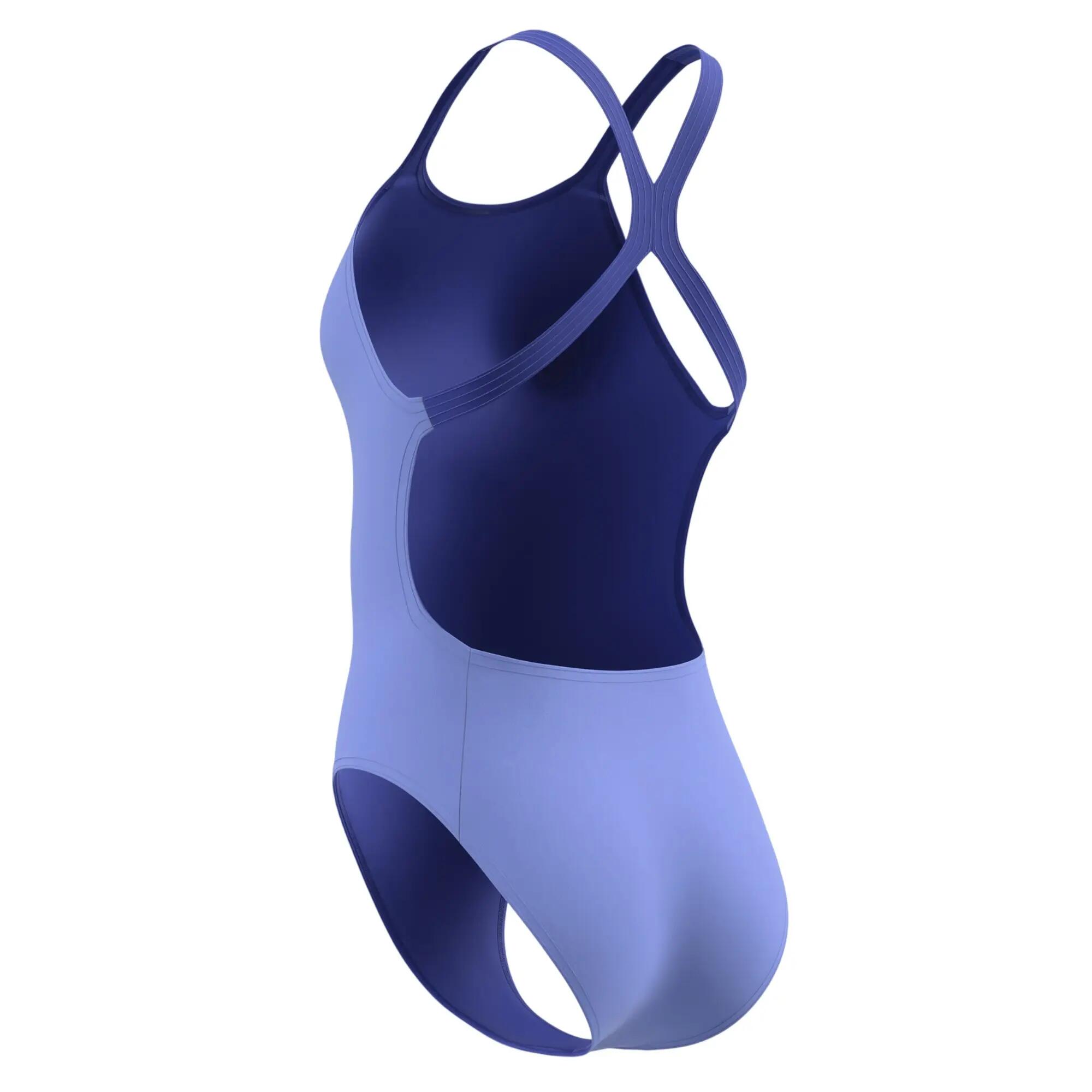 Costume Da Bagno Intero Powerback Donna Speedo Solid Viola 3/6
