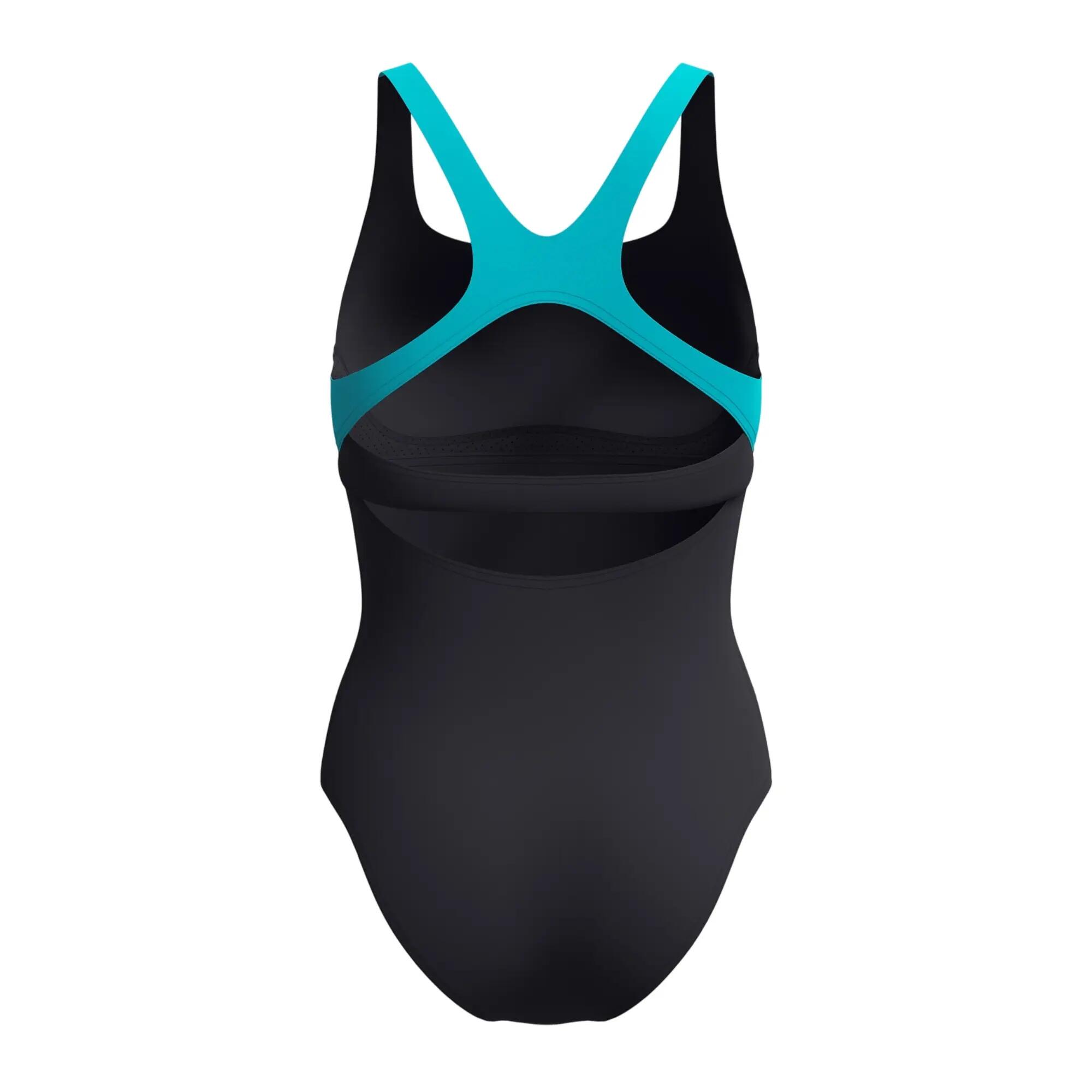 Maillot De Bain 1 Pièce Dos Nageur Motif/style Bretelles Contrastées Femme 3/7