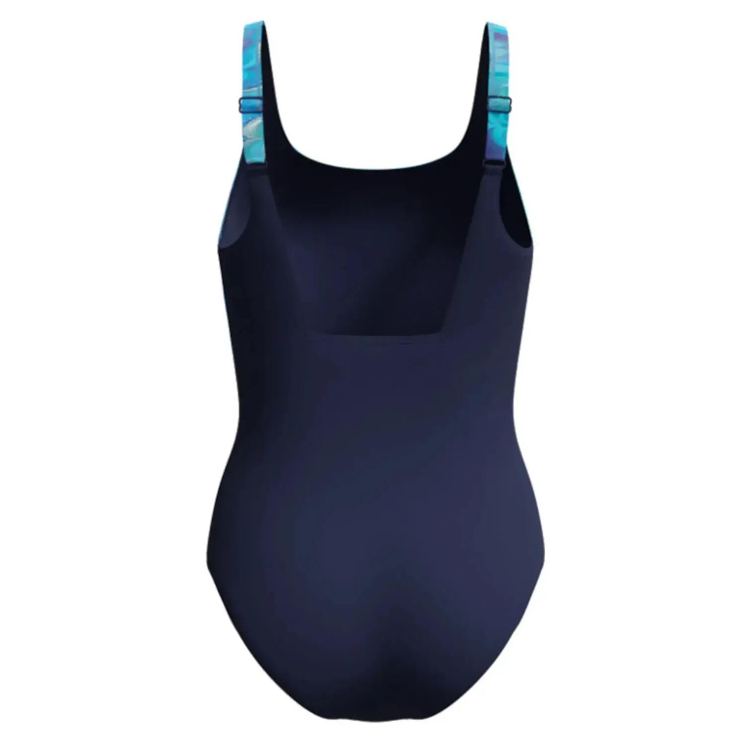 Maillot De Bain 1 Pièce À Bretelles Ajustables Motif/style Contour ECLIPSE Femme 3/7