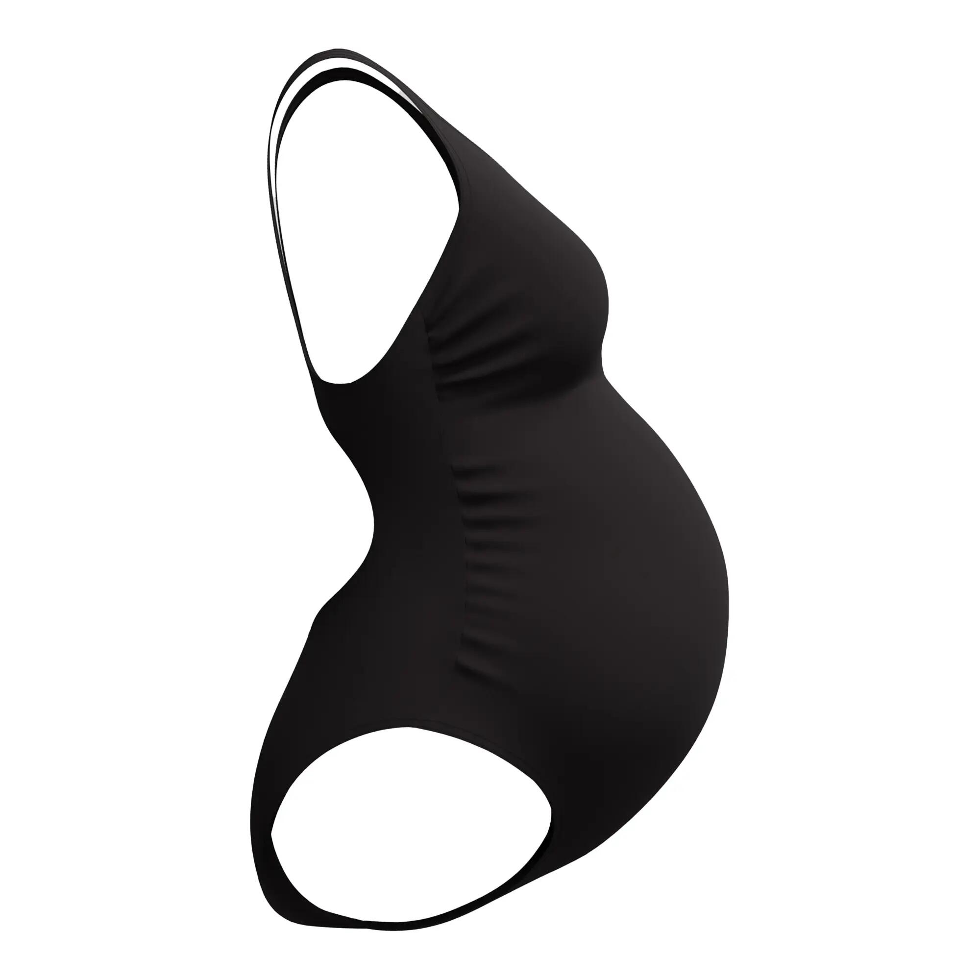 Badeanzug für , Fitness, Umstandskleidung Damen Schwarz 3/7