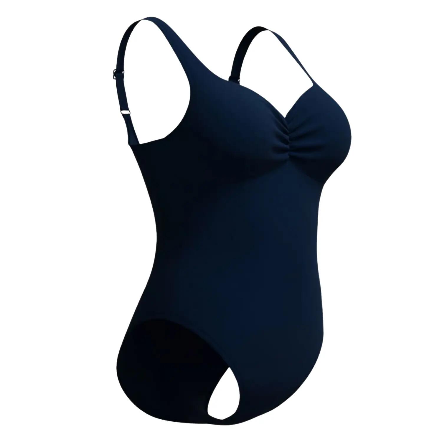 Maillot De Bain 1 Pièce AQUANITE Femme (Bleu Marine) 3/6