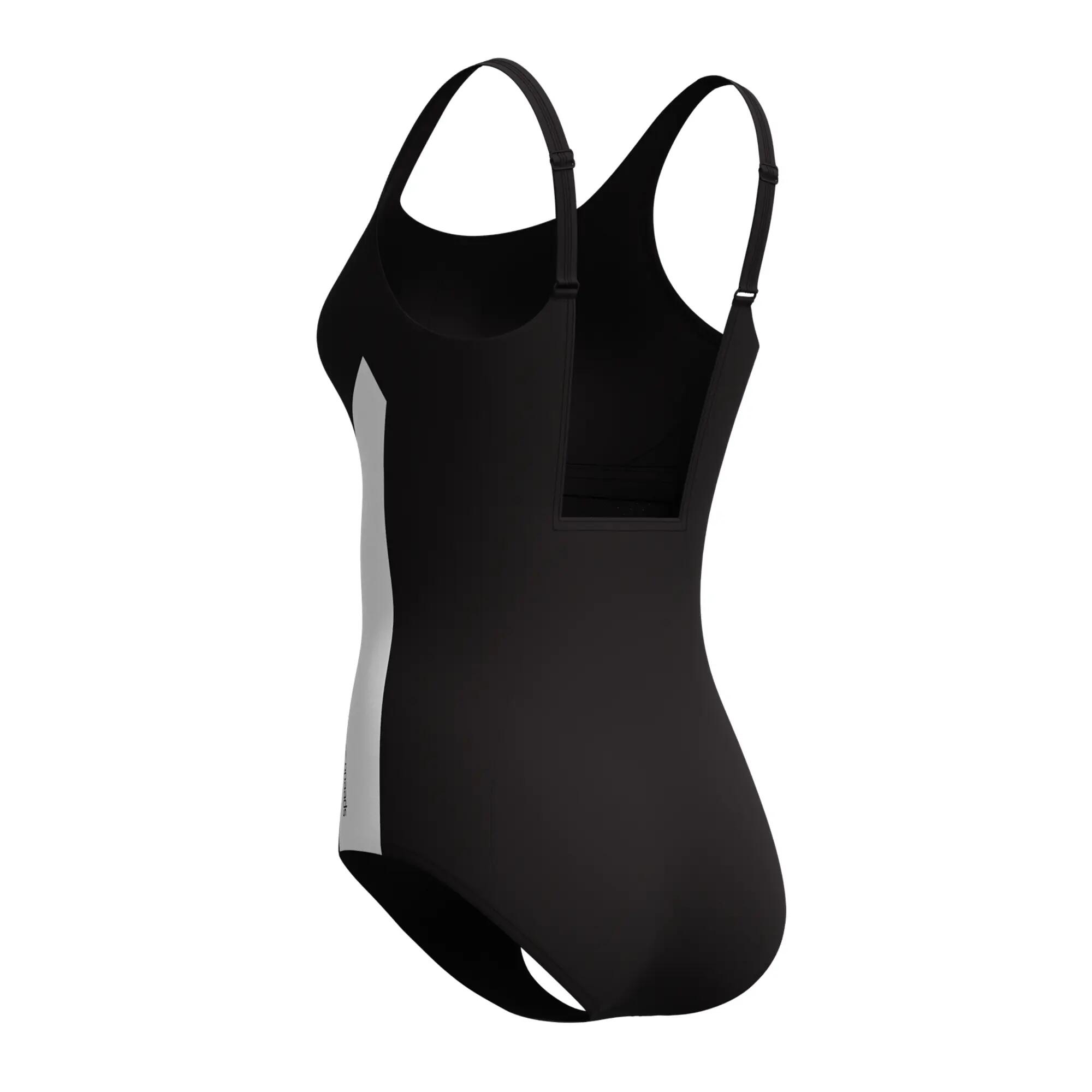 Maillot De Bain 1 Pièce À Bretelles Ajustables Motif/style Bicolore QUANTUM 4/6