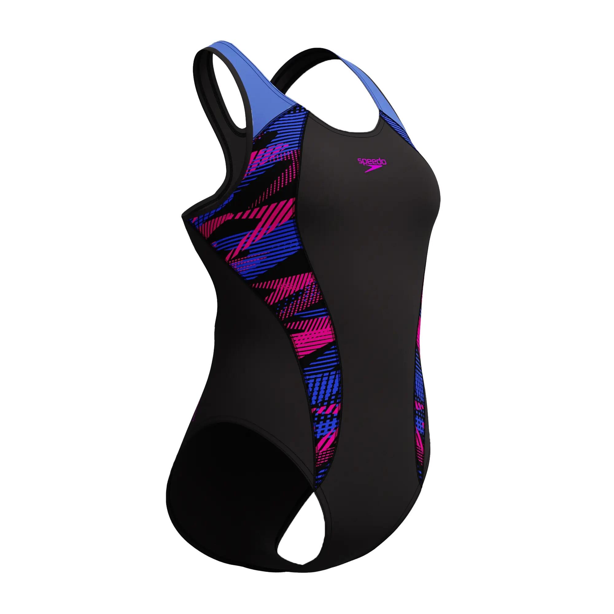 Maillot De Bain 1 Pièce Motif/style Lignes Contrastées PLACEMENT Femme 2/5