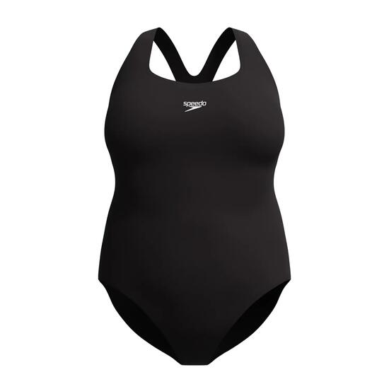 Maillot De Bain 1 Pièce Uni Dos Nageur MEDALIST Femme (Noir)