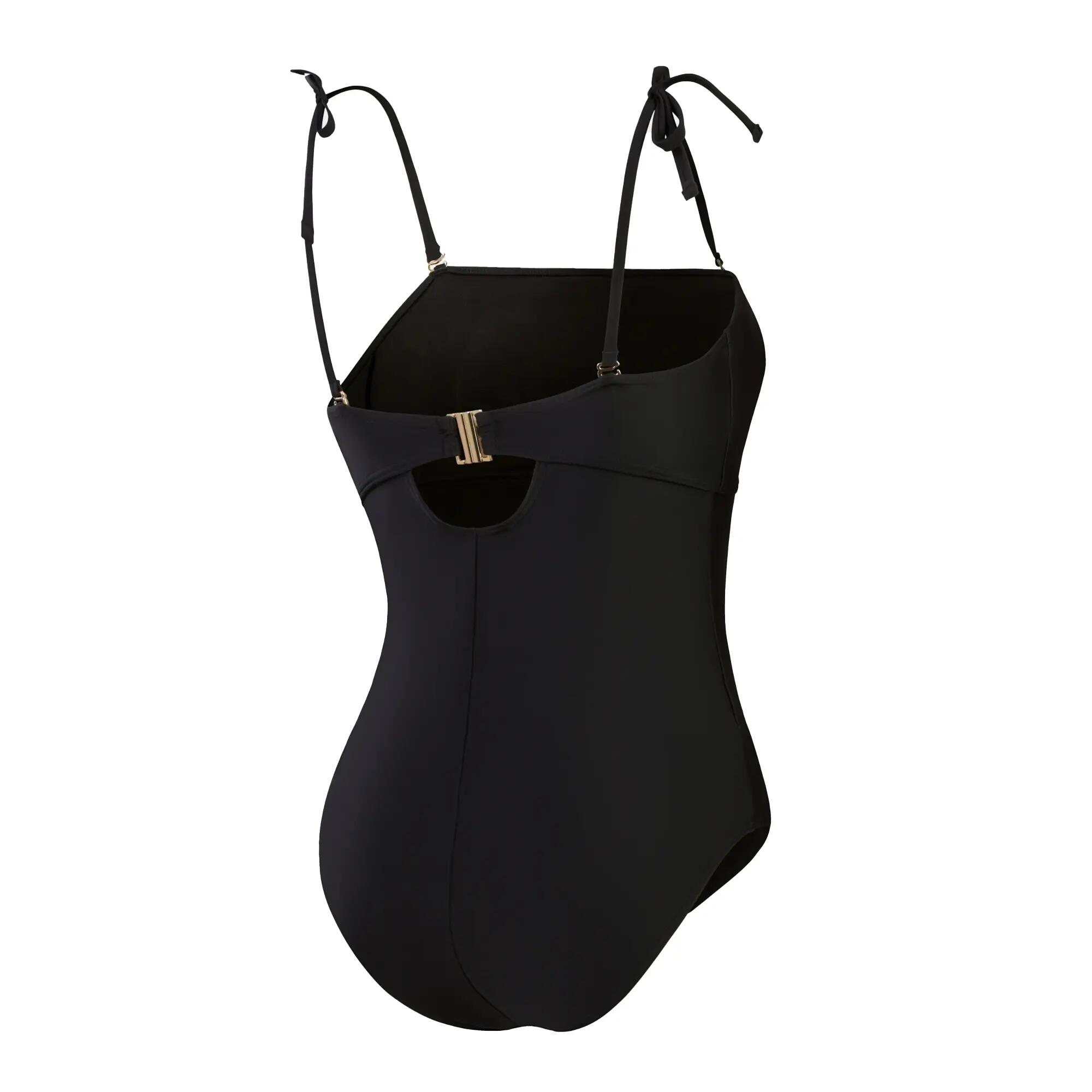 Speedo Dames corrigerend bandeau badpak - Zwart 2/7