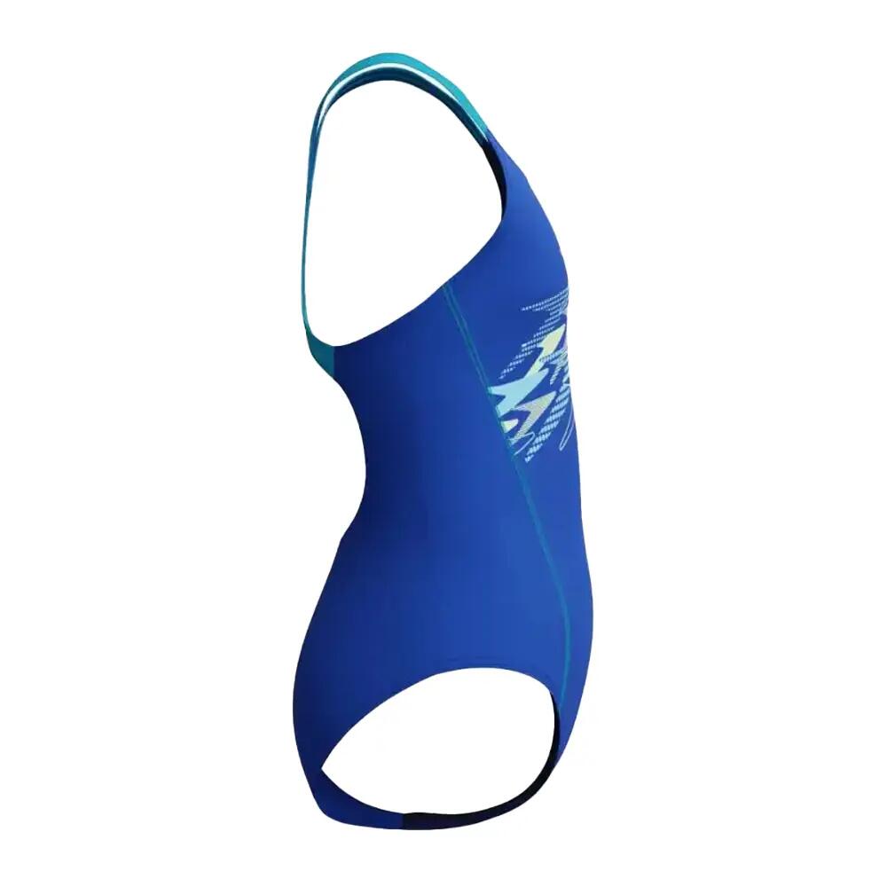 "Medalist" Badeanzug für Mädchen Blau 3/5