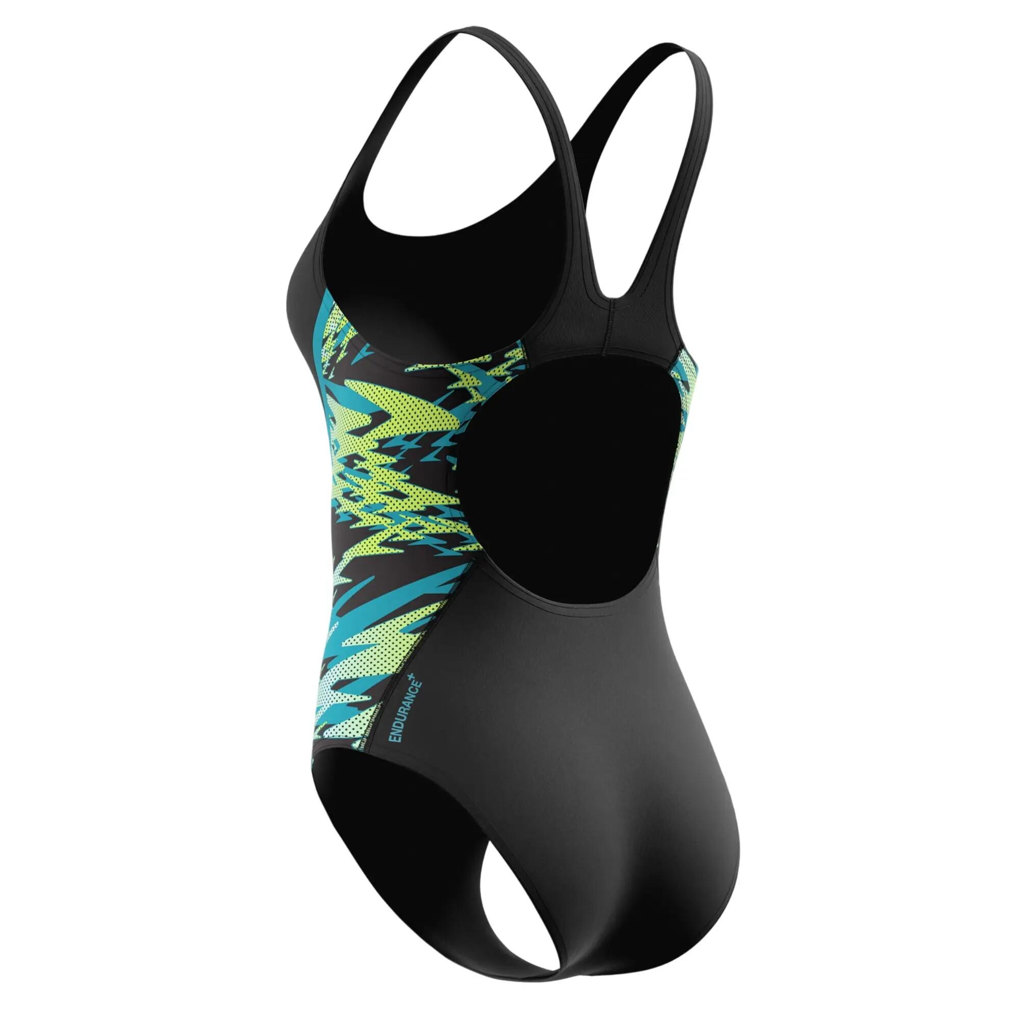 Costume Da Bagno Intero Muscleback Donna Speedo Hyperboom Splice Nero 3/6