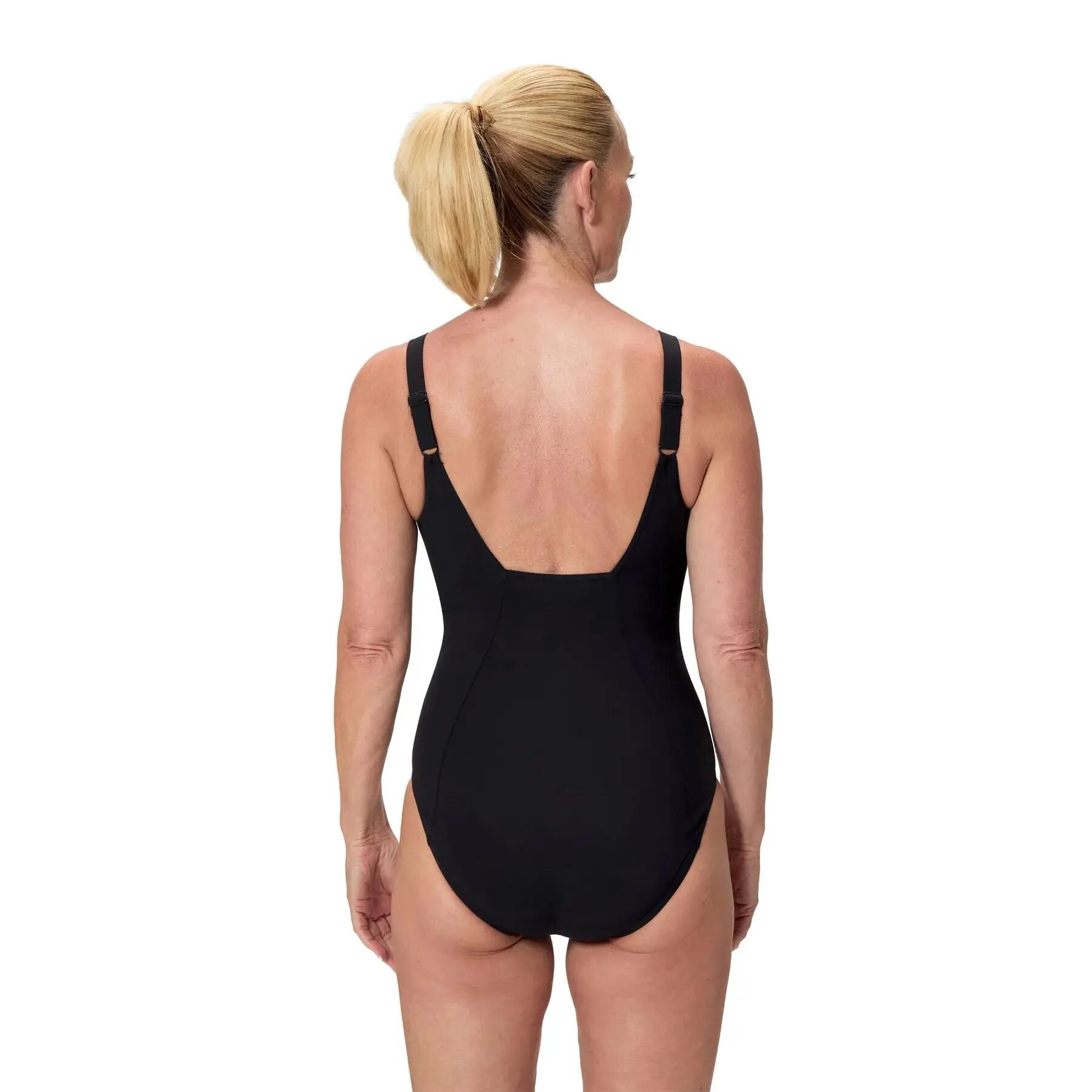 Maillot De Bain 1 Pièce À Bretelles Ajustables Motif/style Contour ECLIPSE Femme 3/7