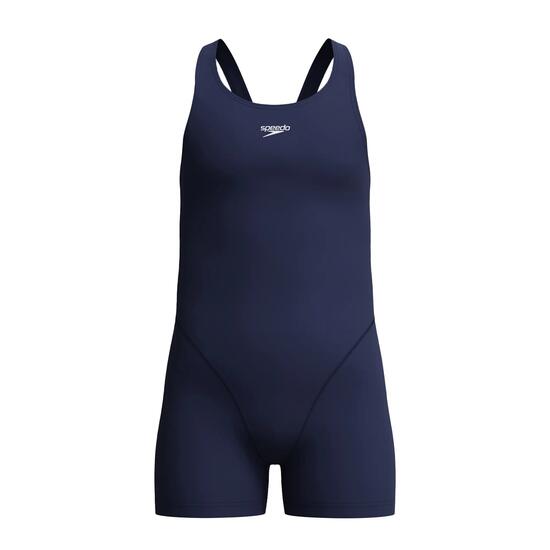Maillot De Bain Shorty Uni Fille (Bleu Marine)