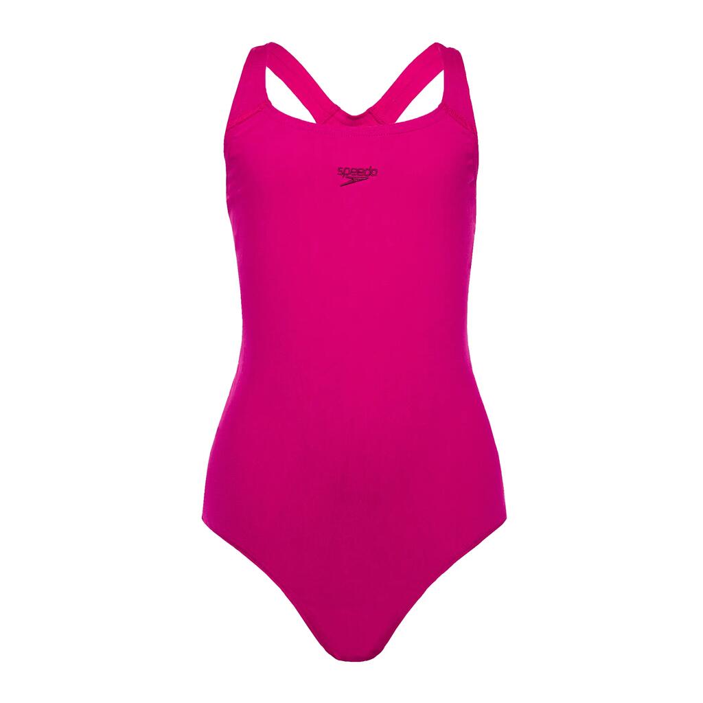 Speedo Girls Endurance Plus Medalist Swimsuit - Pink