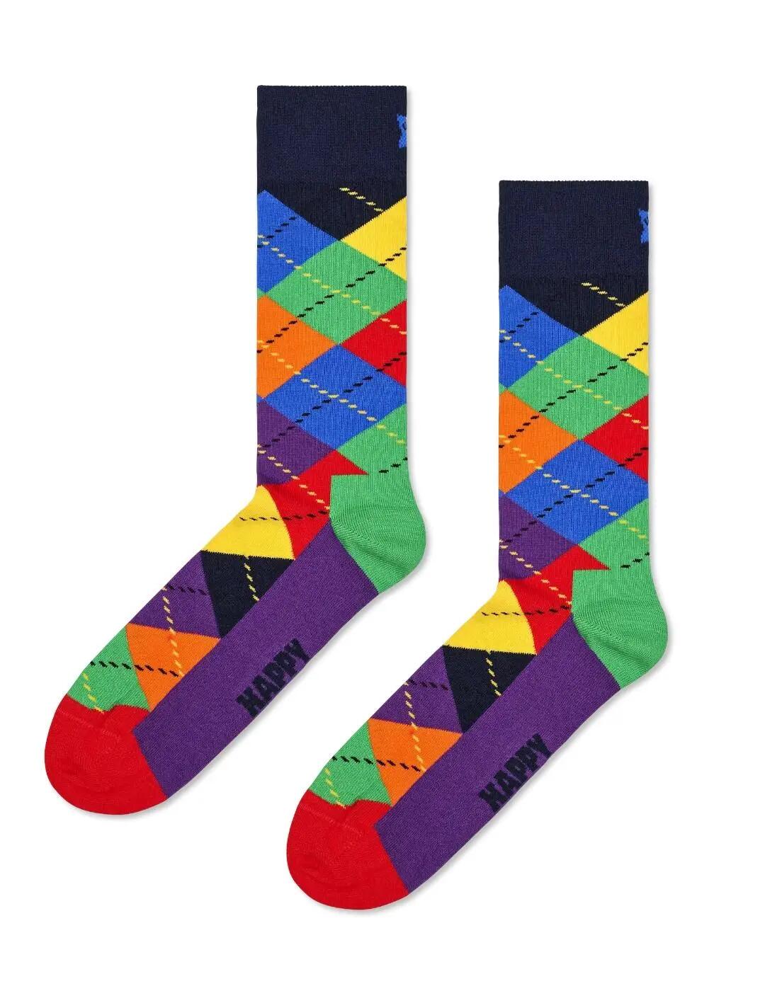 Meias Happy Socks Modelo Xmix09 6050 Cor Multicolorido 5/5