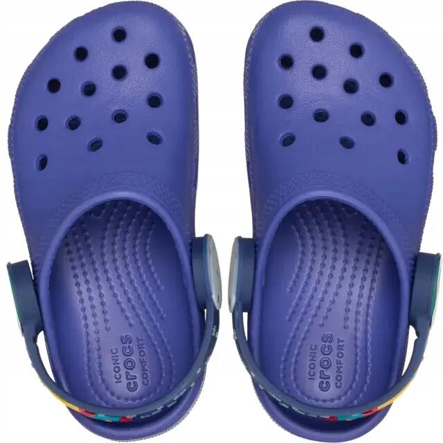 Sandały CROCS CLASSIC LIGHTS Niebieski 6/6