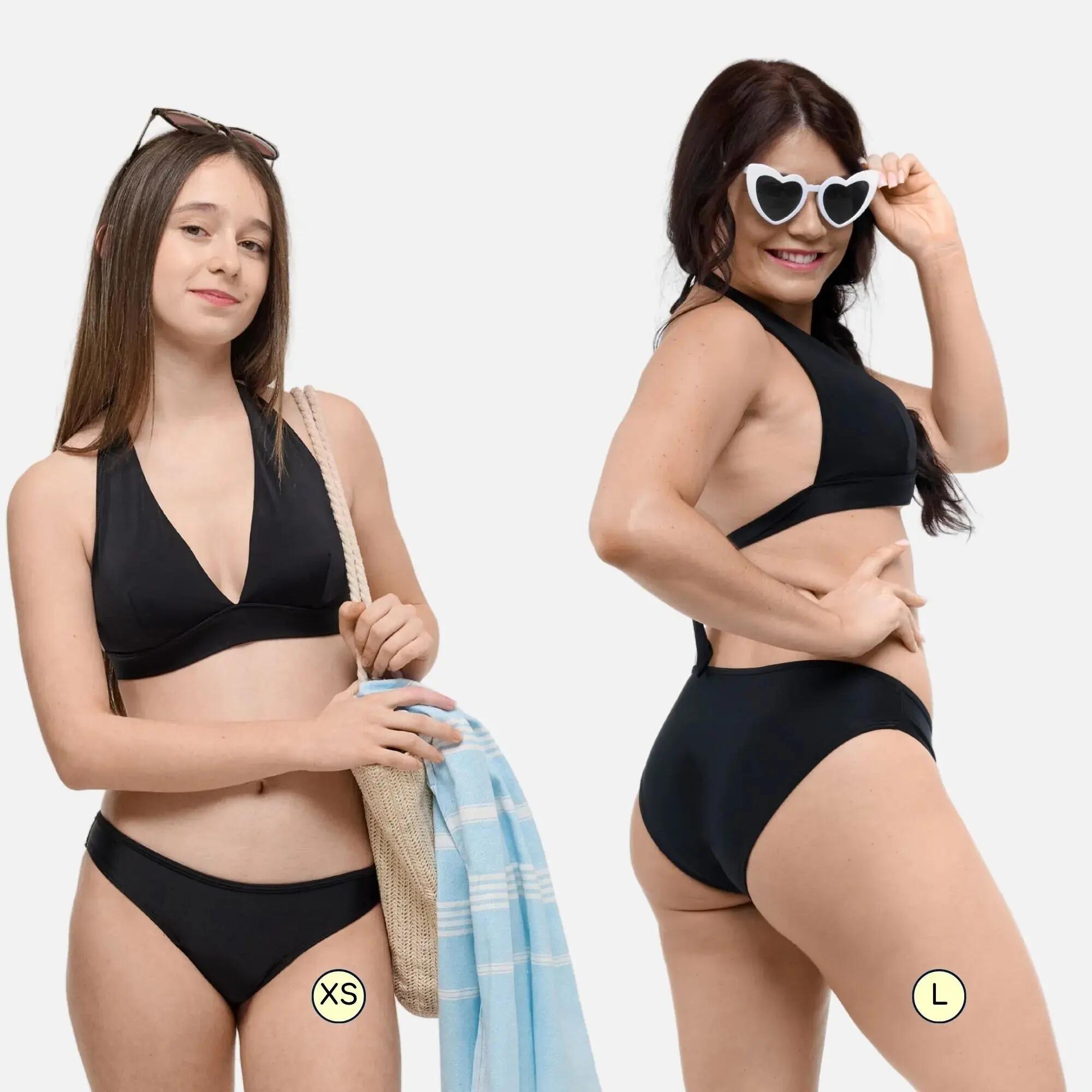 Costume da Bagno Mestruale | Bikini | Donna e Ragazza | Flusso Medio | Eva 6/9