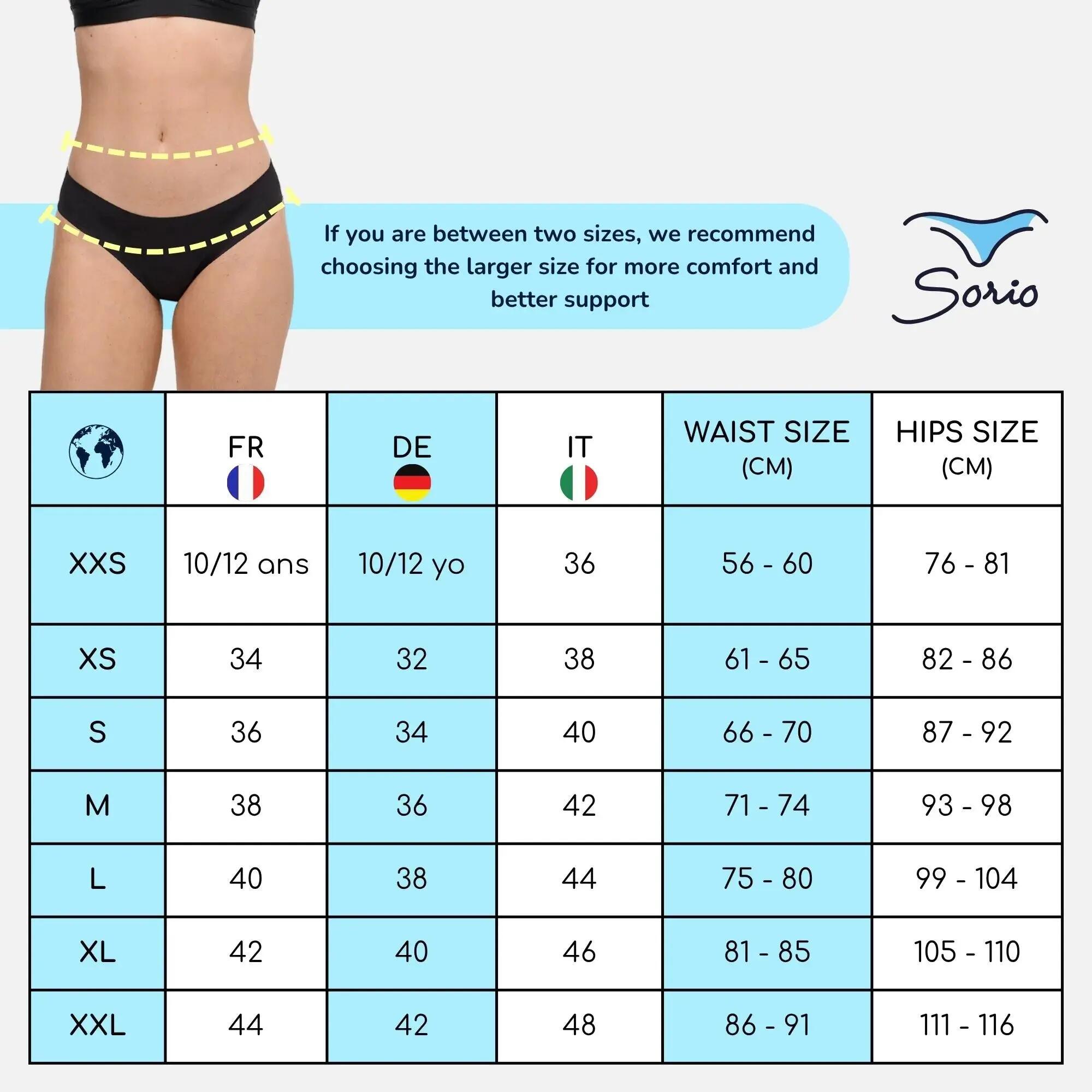 Menstruatie Bikinibroekje Naadloos | Dames & Tieners | Middelmatige | Nina 7/8