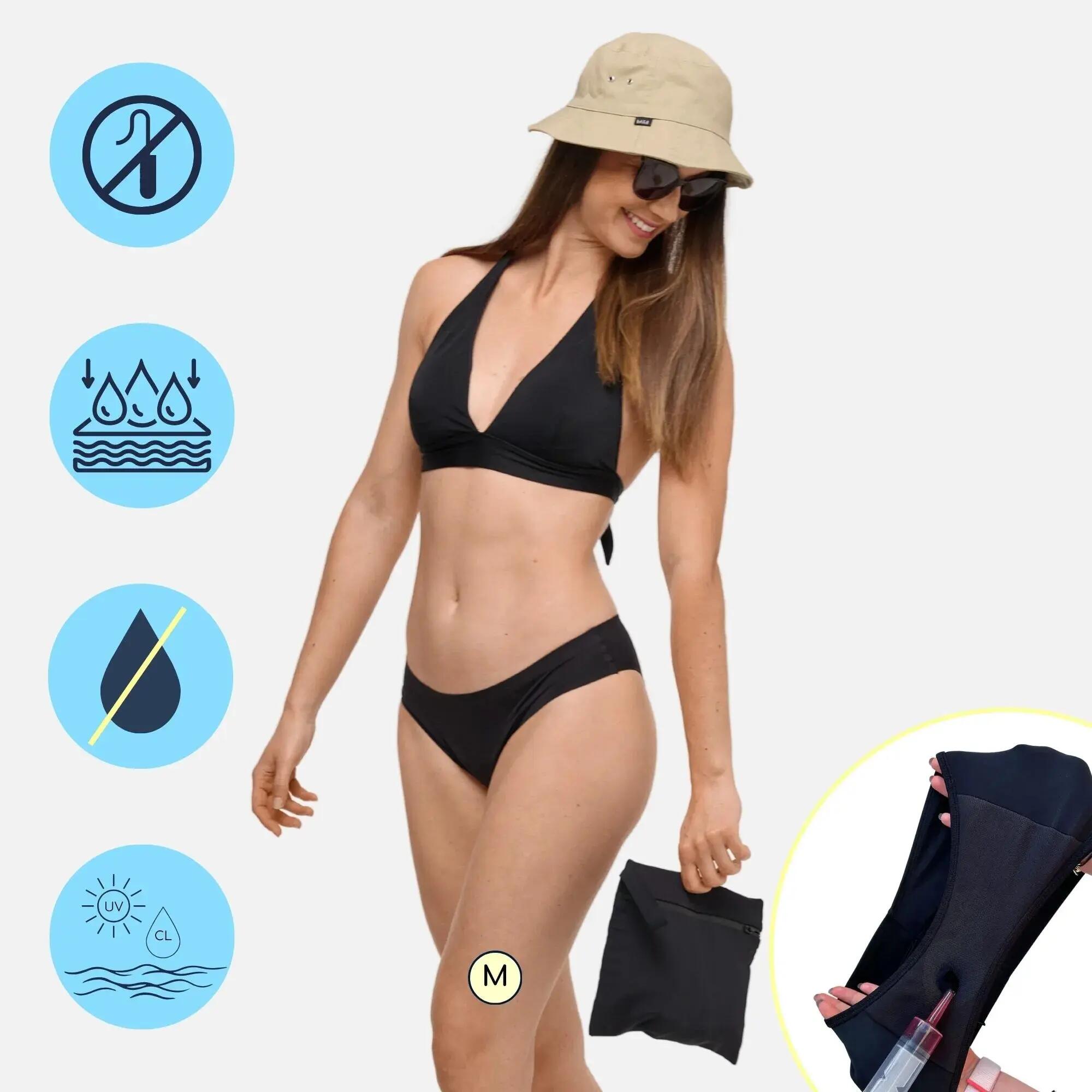 Menstruatie Bikinibroekje Naadloos | Dames & Tieners | Middelmatige | Nina 3/8