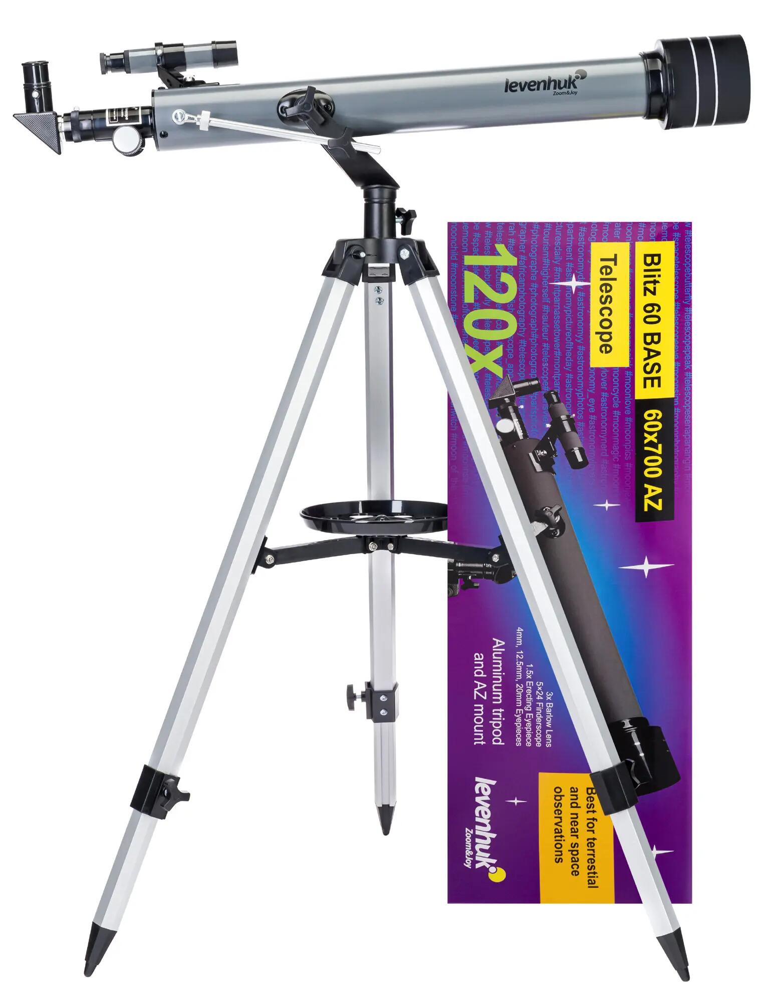 Telescoop - Astronomie - Blitz 60 BASE - Achromatisch 60 mm 700 mm - Zwart 2/13