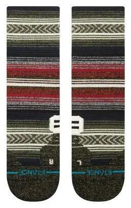 Stance Mid Wool Crew Socke Schwarz/Rot 2/4