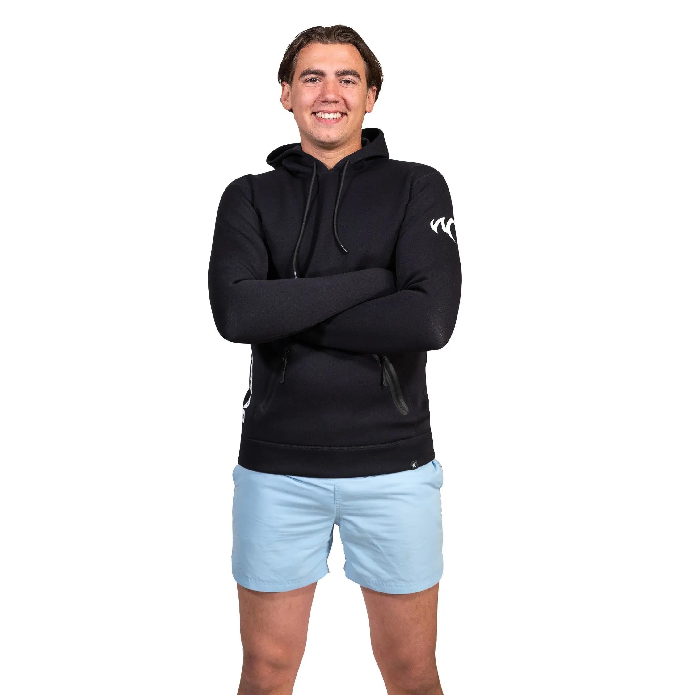 Męska bluza sporty wodne Watrflag Macumba czarny 2/7