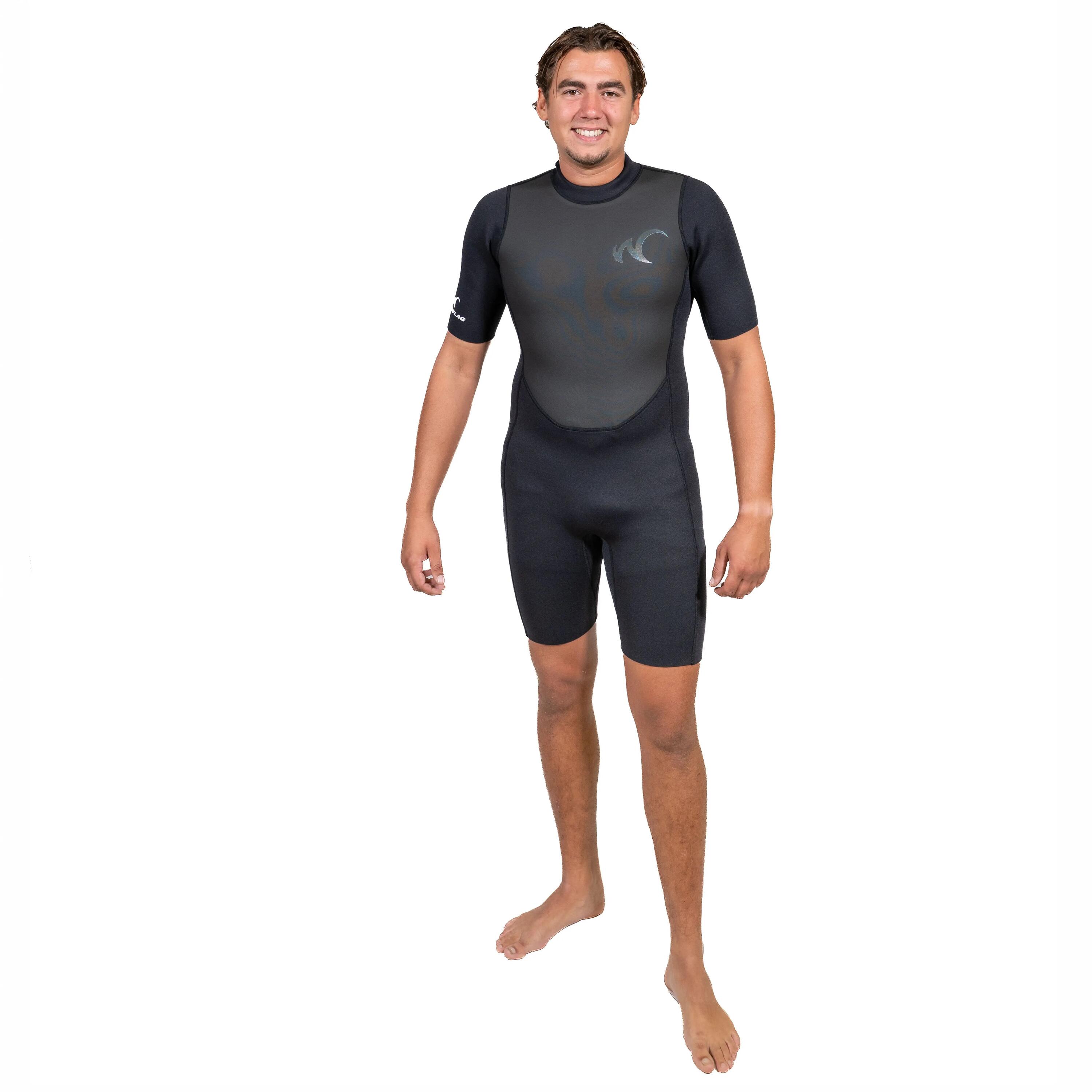 Shorty Cairns FN homme – néoprène premium 3/2 mm – noir 6/7