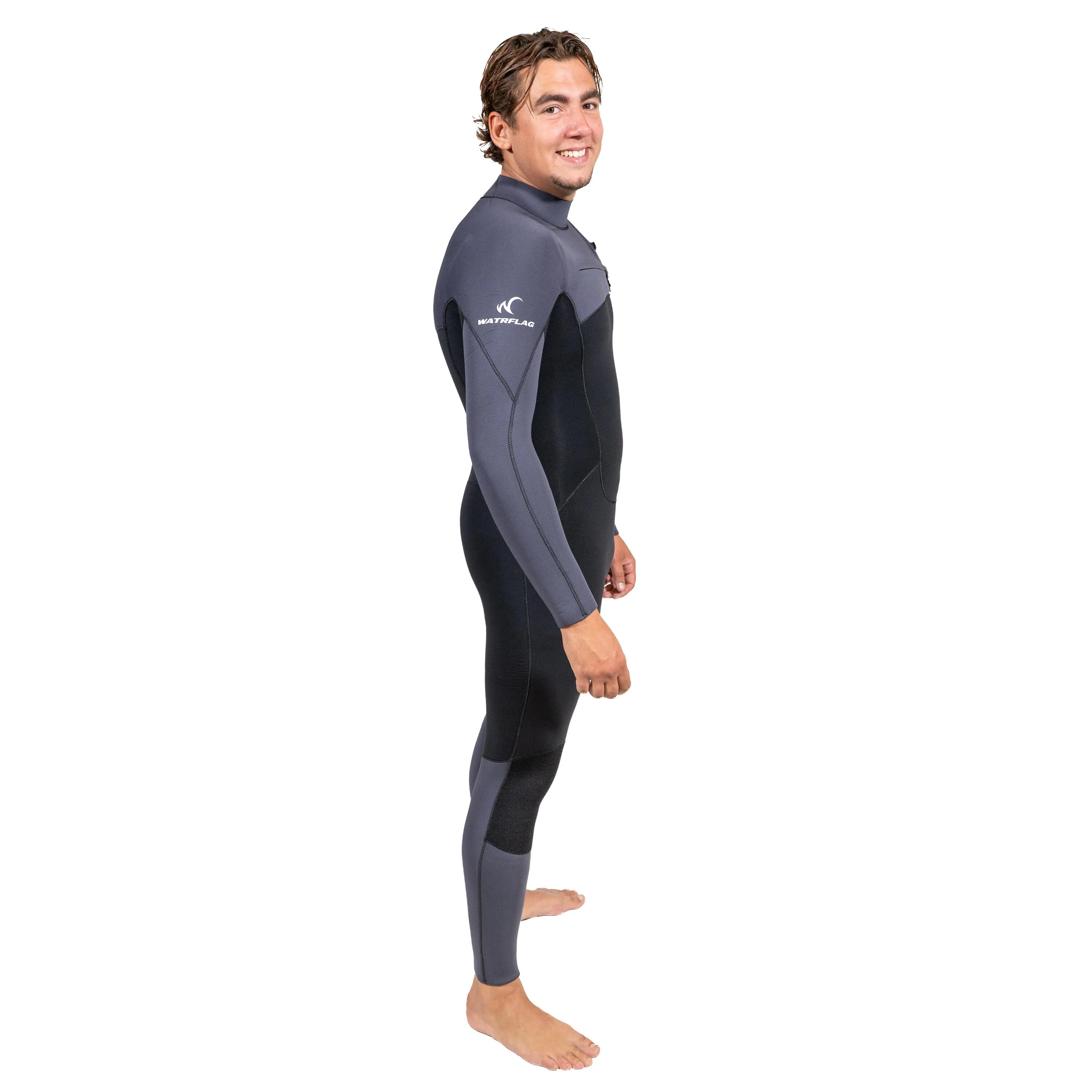 Fato de mergulho com fecho frontal - Mackay - Homem - Superstretch de 5/4 mm 6/7