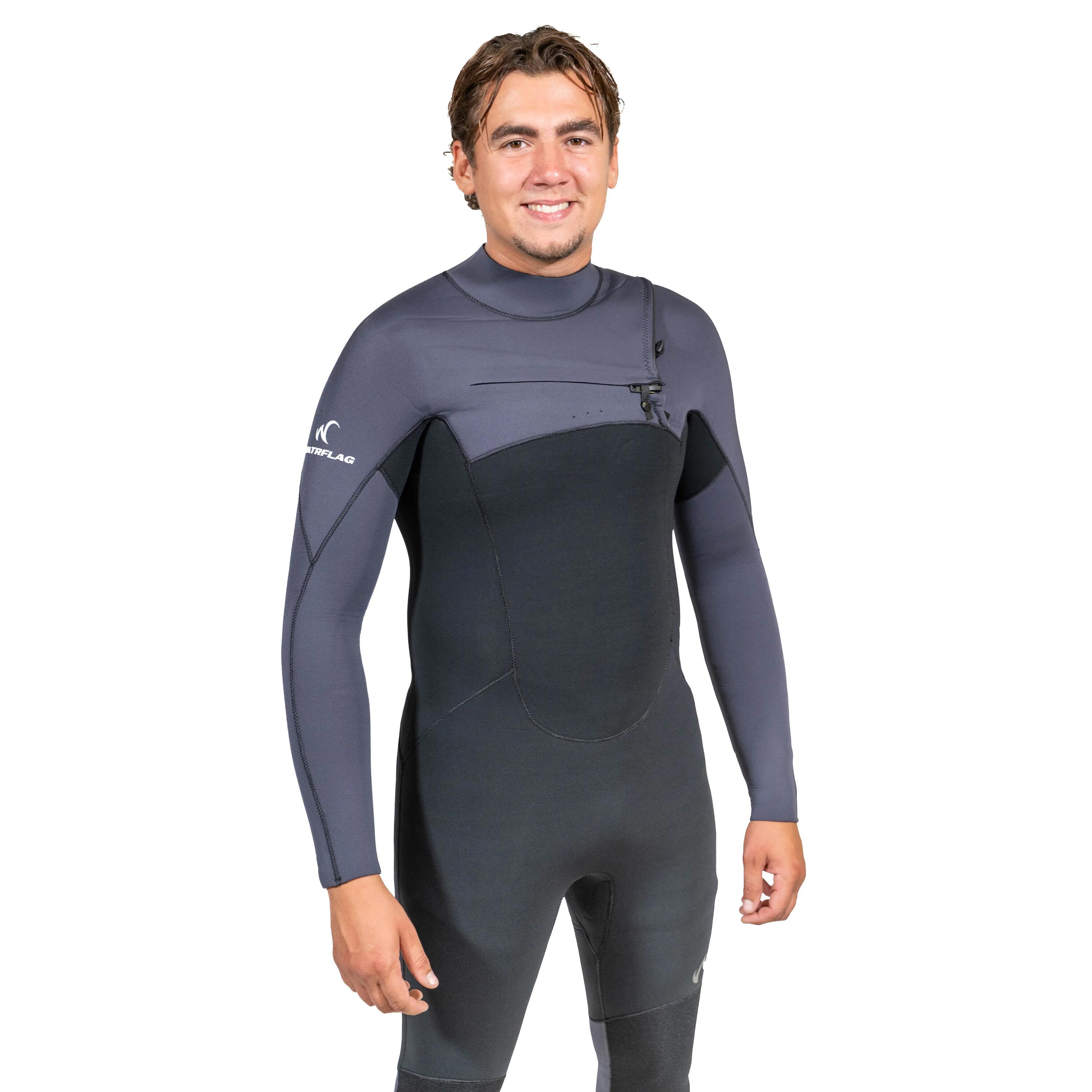 Fato de mergulho com fecho frontal - Mackay - Homem - Superstretch de 5/4 mm 3/7
