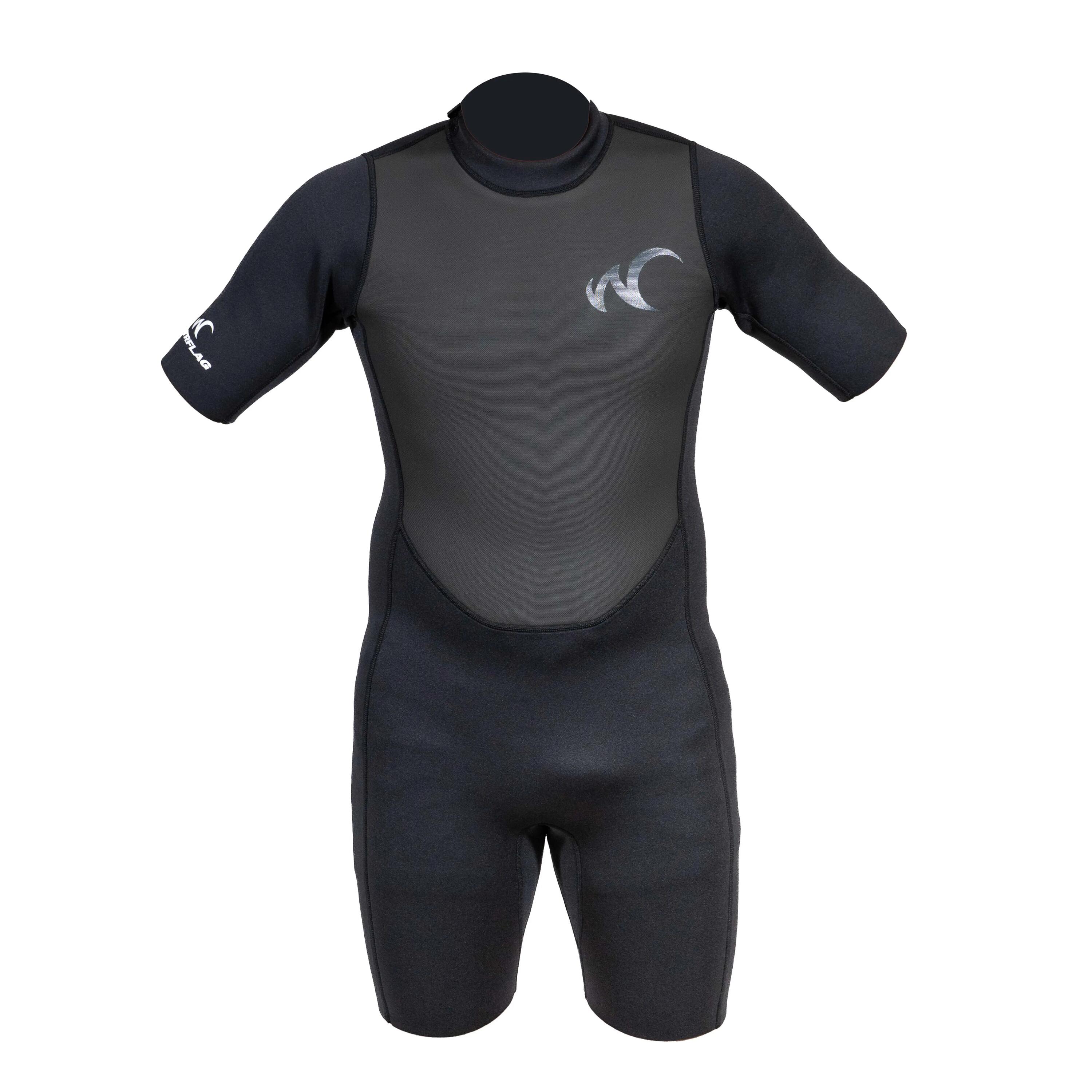 Shorty Cairns FN homme – néoprène premium 3/2 mm – noir 2/7