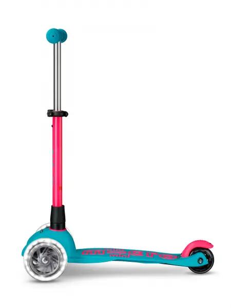 Trottinette enfant 3 roues - Mini  Deluxe Néon LED - Marine Pink 6/7