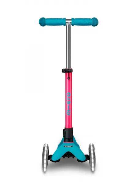 Trottinette enfant 3 roues - Mini  Deluxe Néon LED - Marine Pink 4/7