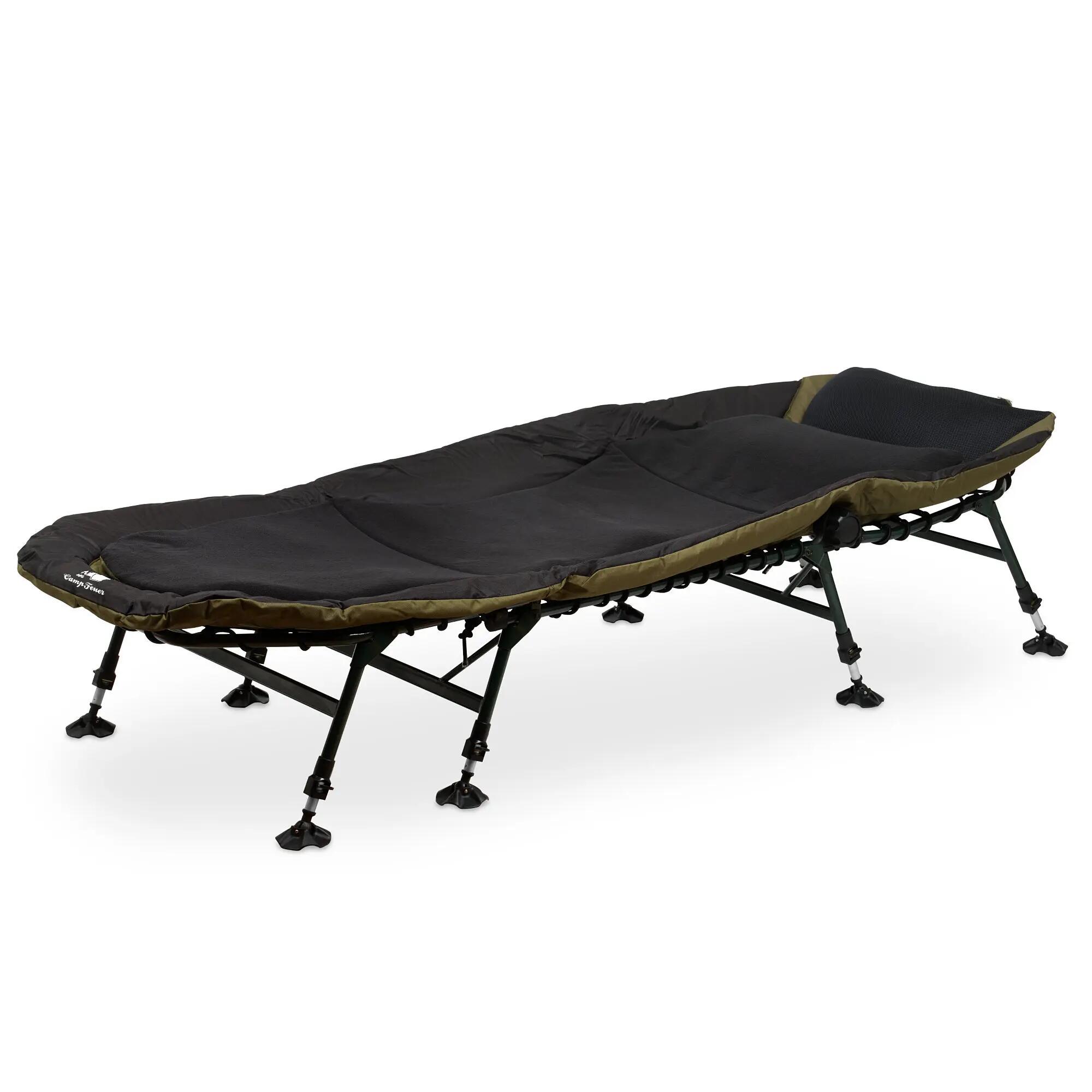 Karpfenliege XXL | 210 x 85 x 45-60 cm | Komfortable Liege für den Angelausflug 4/9