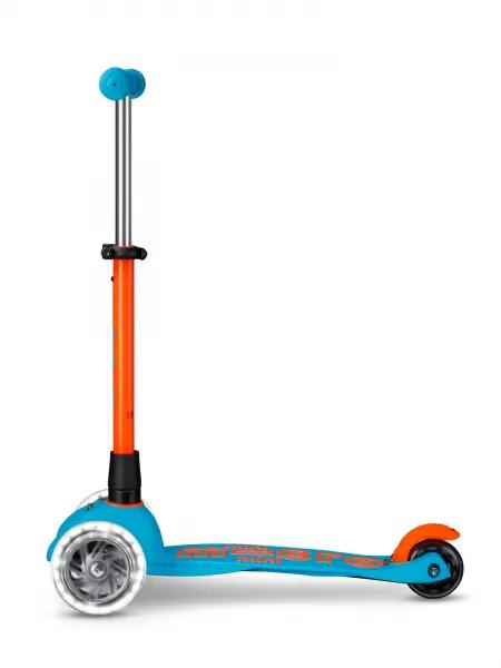Trottinette enfant 3 roues - Mini  Deluxe Néon LED - Sunset Orange 6/7