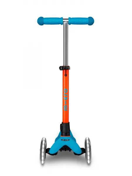 Trottinette enfant 3 roues - Mini  Deluxe Néon LED - Sunset Orange 4/7