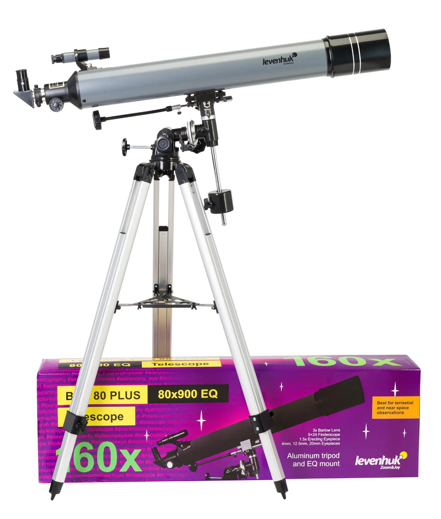 Telescópio Blitz 80 PLUS Levenhuk 2/12