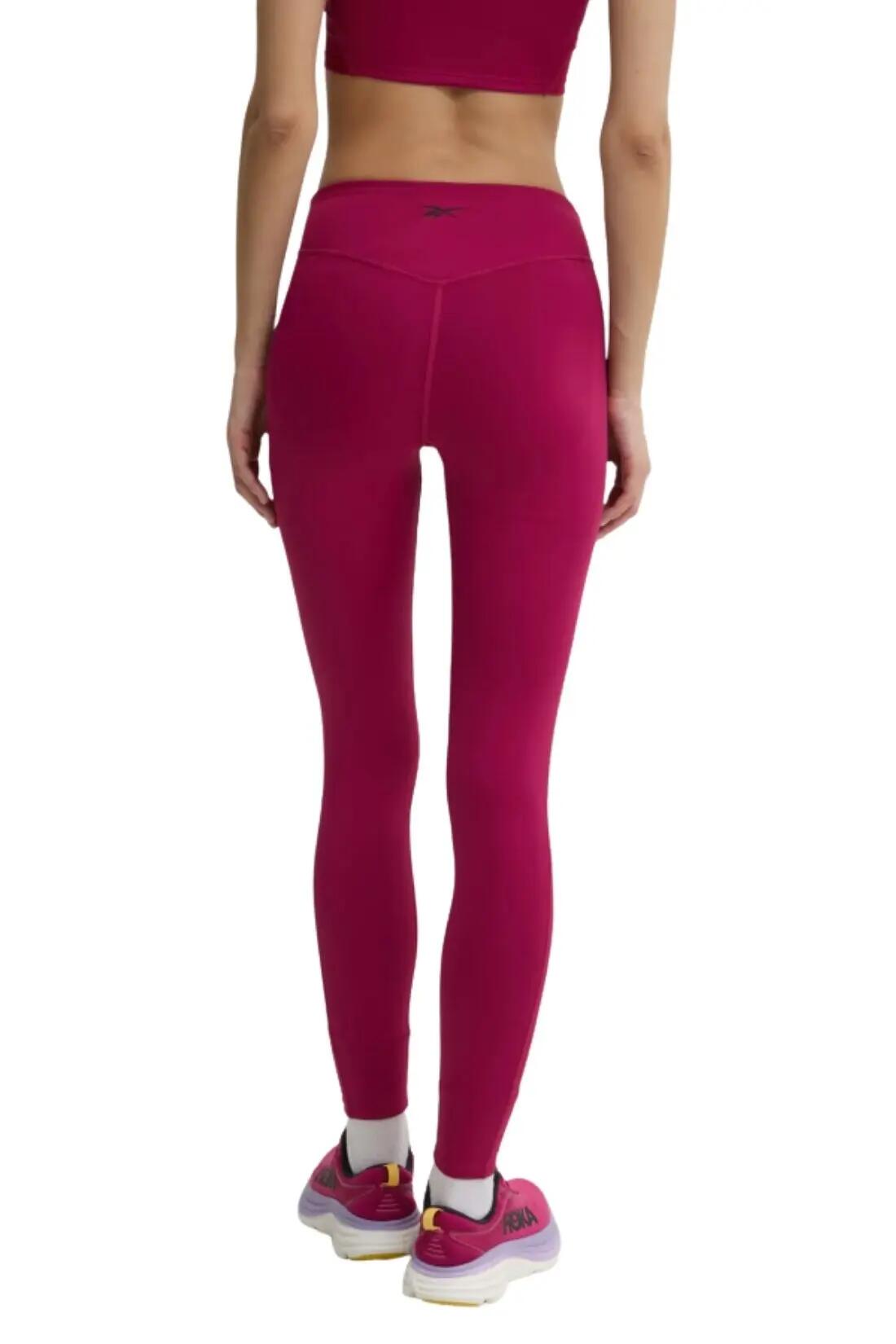 Donna - sportswear - leggings - elasticizzati, vita alta - Lux Contour - fucsia 2/3