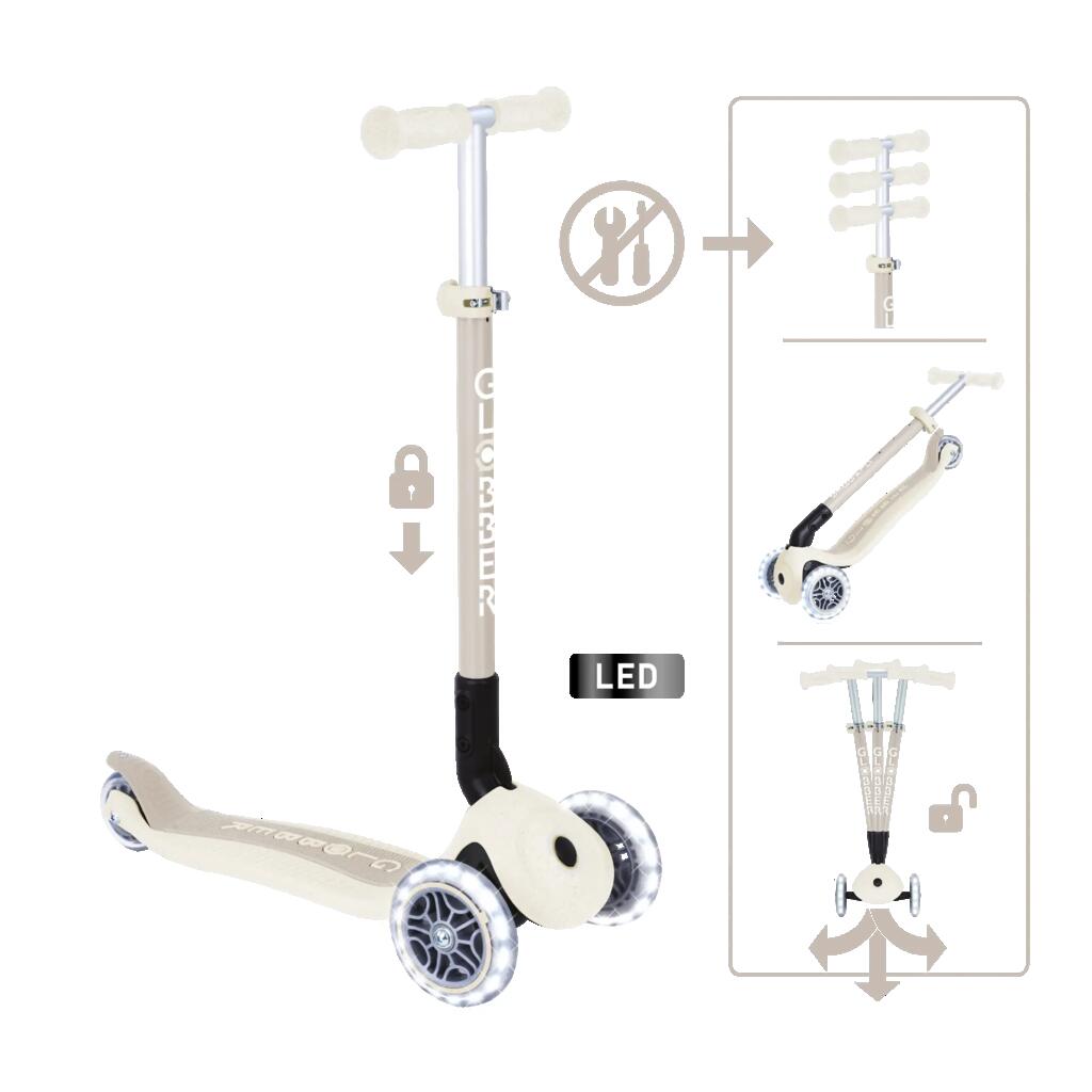 Scooter  Primo Foldable  Lights Coconut