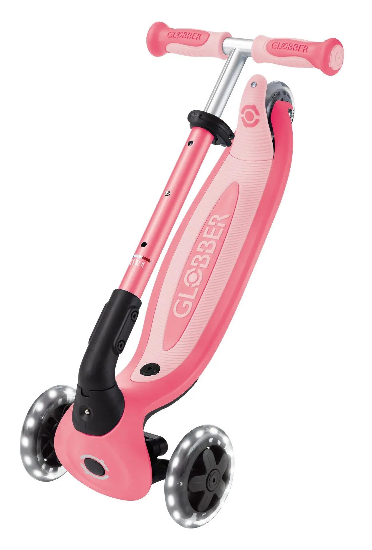 Scooter  GO UP Baby Lights 360°  Deep Pastel Pink 14/14