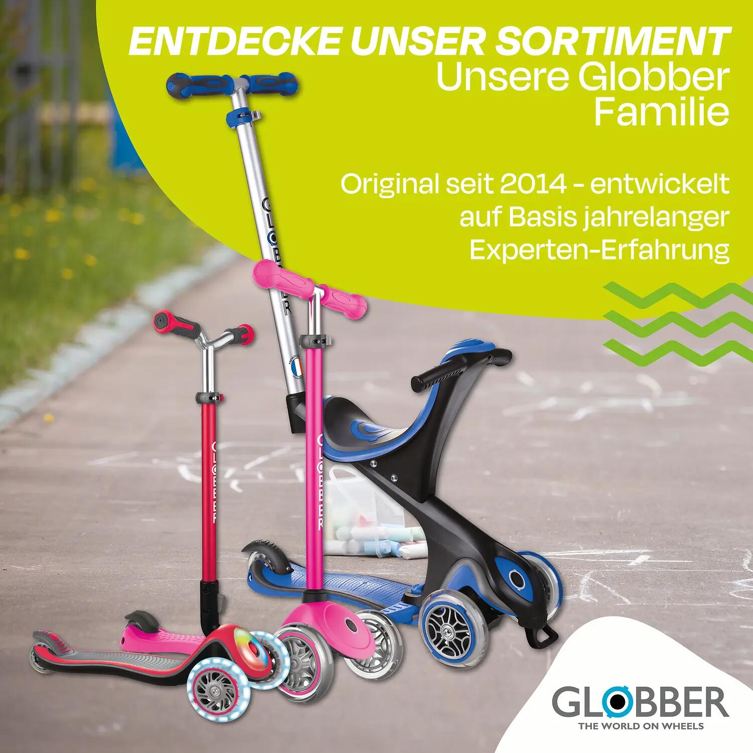 Trotineta pliabila Globber Elite Deluxe Lights Verde 8/15