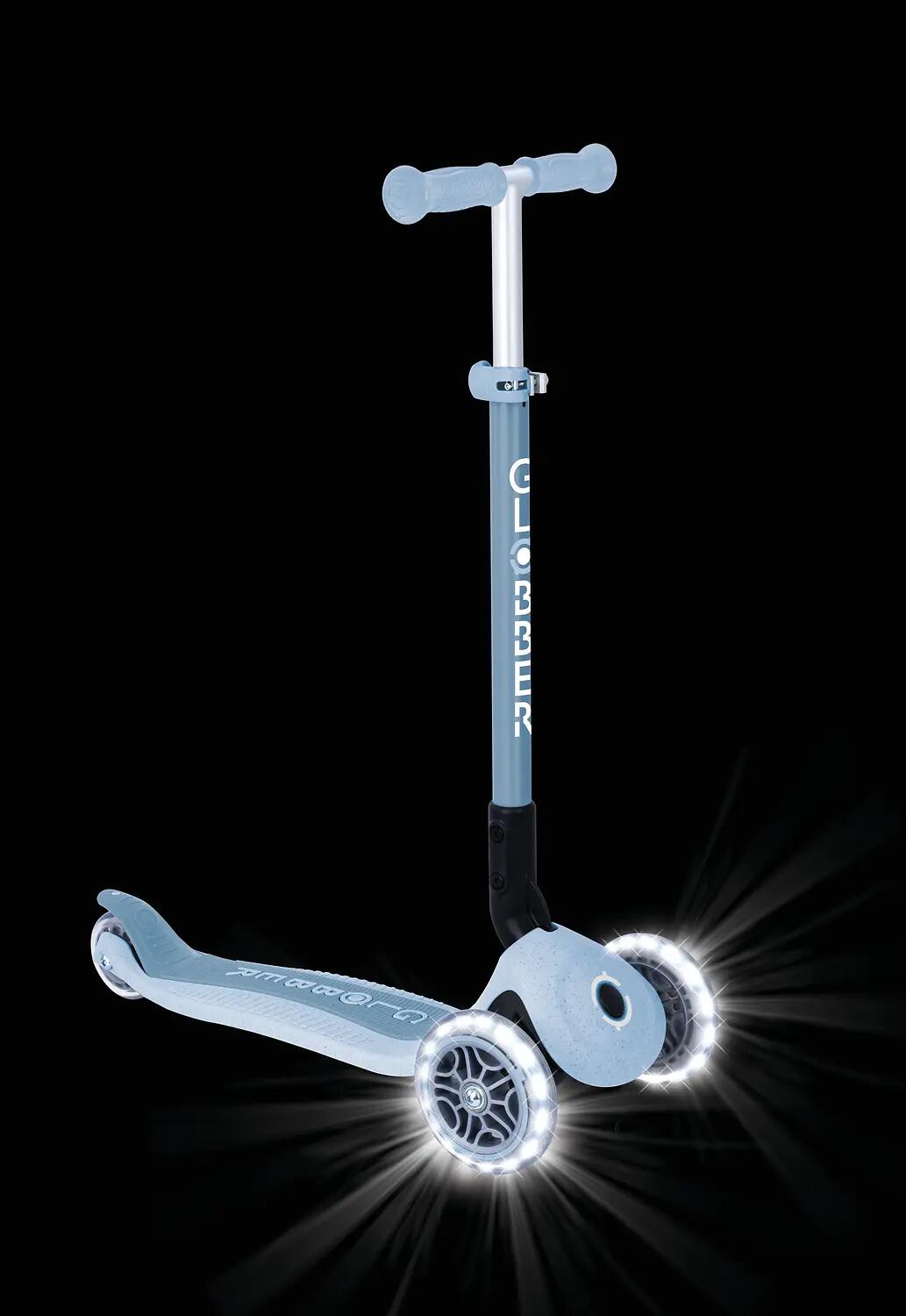 Globber Primo ECO foldable lights step in blueberry 14/14