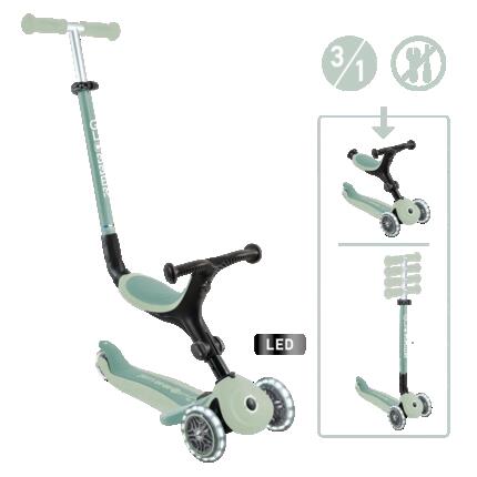 Trottinette évolutive GO-UP ACTIVE LIGHTS ESSENTIAL - Vert Pistache