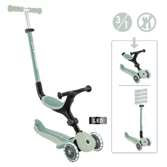 Trottinette évolutive GO-UP ACTIVE LIGHTS ESSENTIAL - Vert Pistache