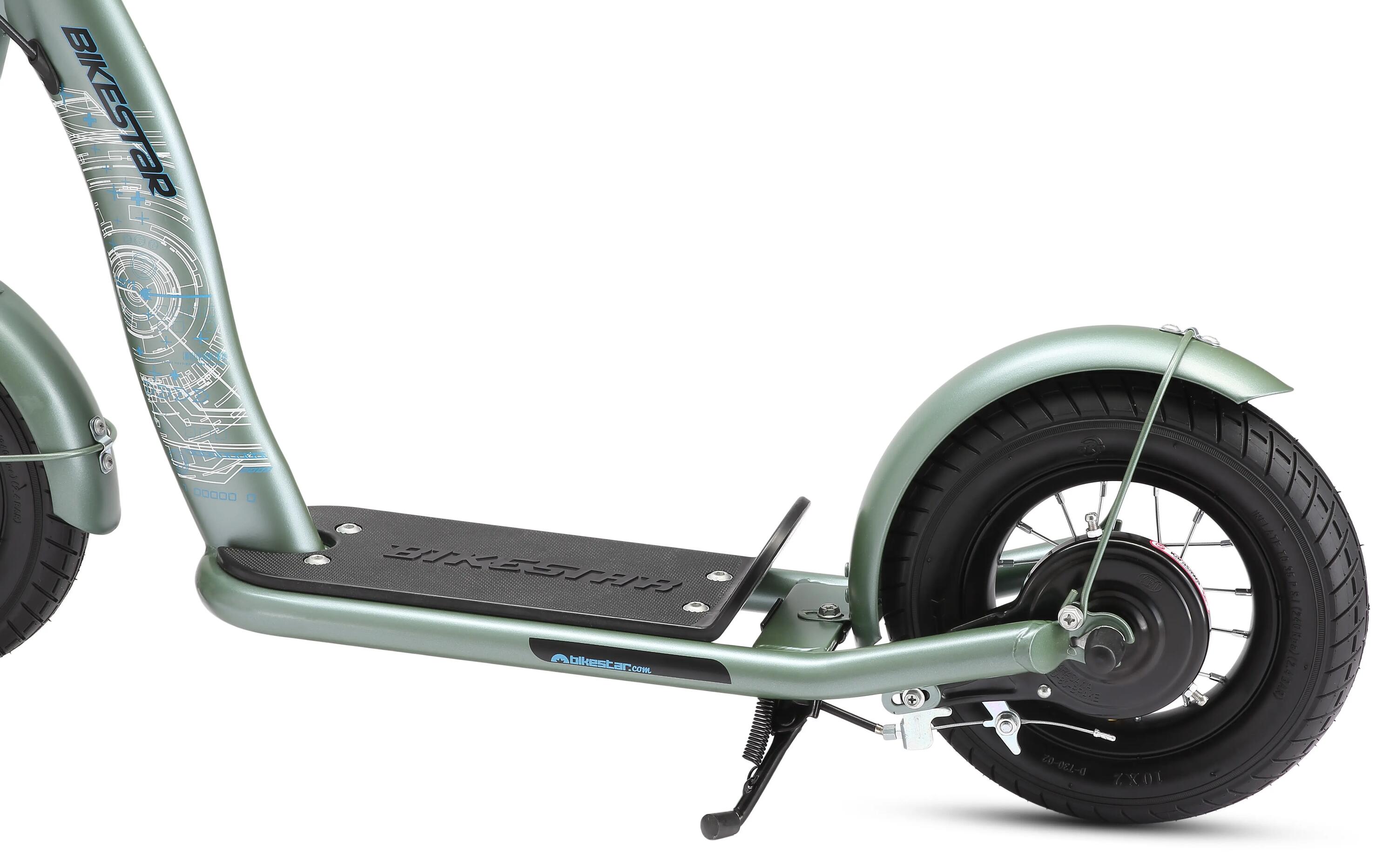 Monopattino con granruote 10", per bambini 5 anni, pneumatici ad aria, Classic 8/8