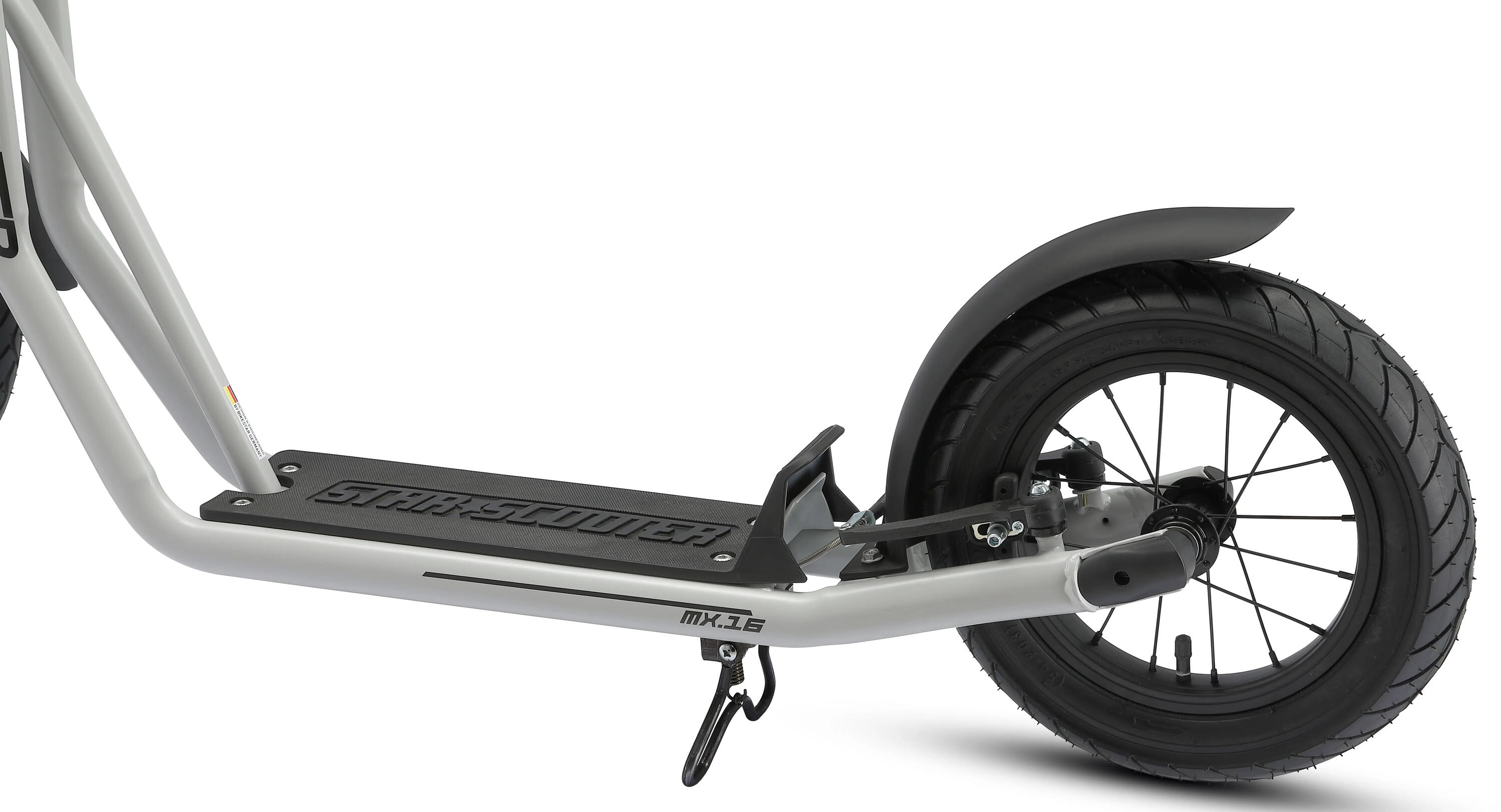 Trottinette grandes roues 16", pour enfants de 8 ans, pneus gonflables, Mixed 8/8