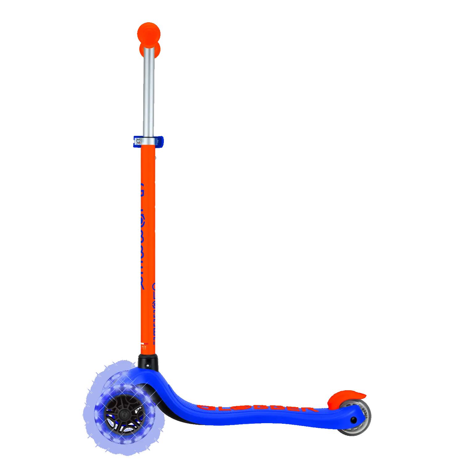 Trottinette 3 roues PRIMO PLUS LIGHTS NEON - Bleu marine 11/13