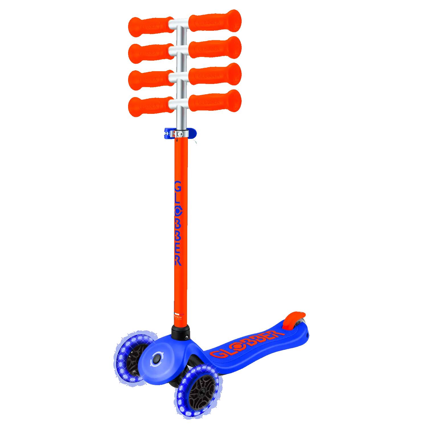 Trottinette 3 roues PRIMO PLUS LIGHTS NEON - Bleu marine 9/13