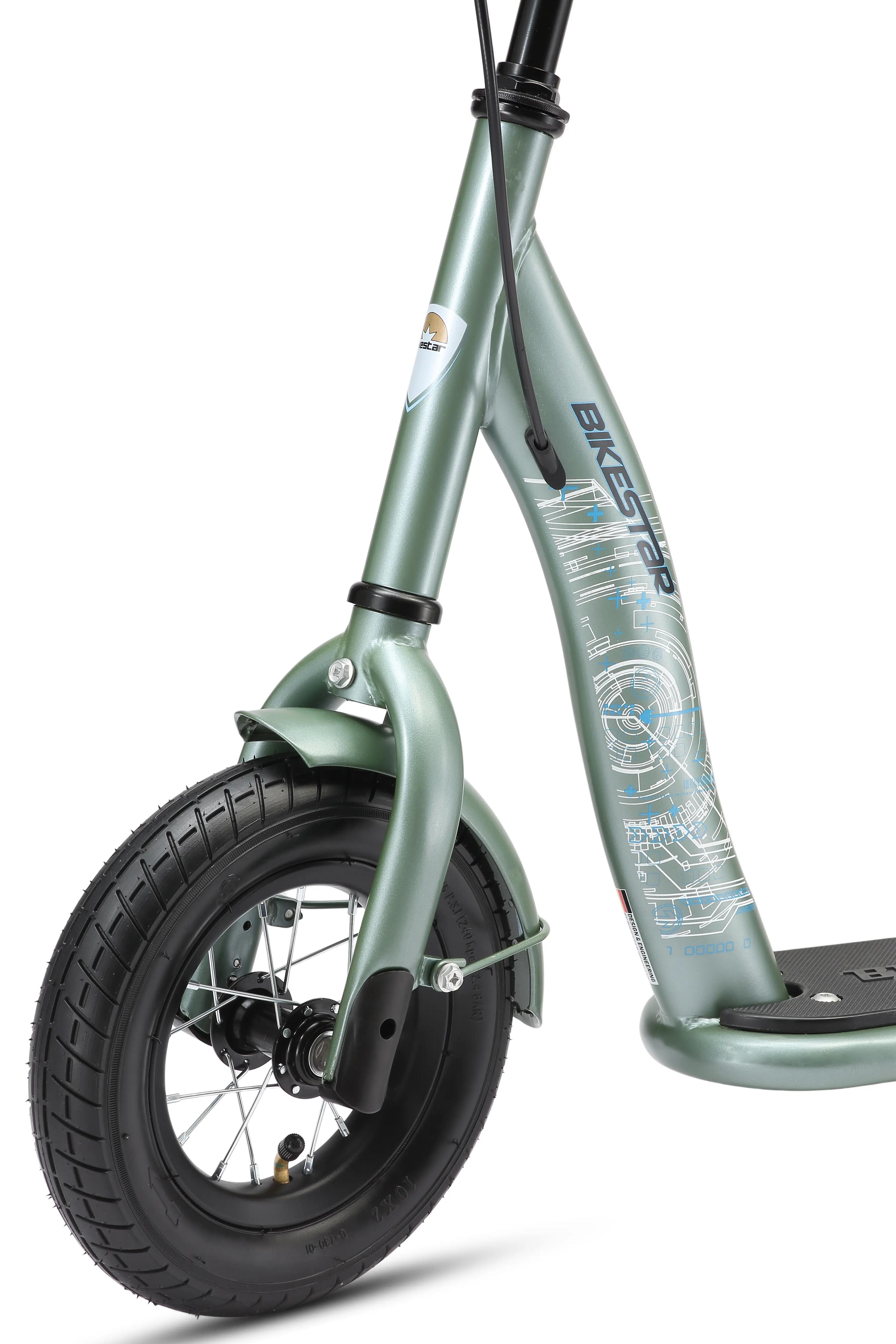 Monopattino con granruote 10", per bambini 5 anni, pneumatici ad aria, Classic 6/8