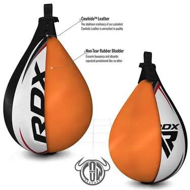 Poire de vitesse Kara F6 RDX cuir Mayahide fixation renforcée 4/7